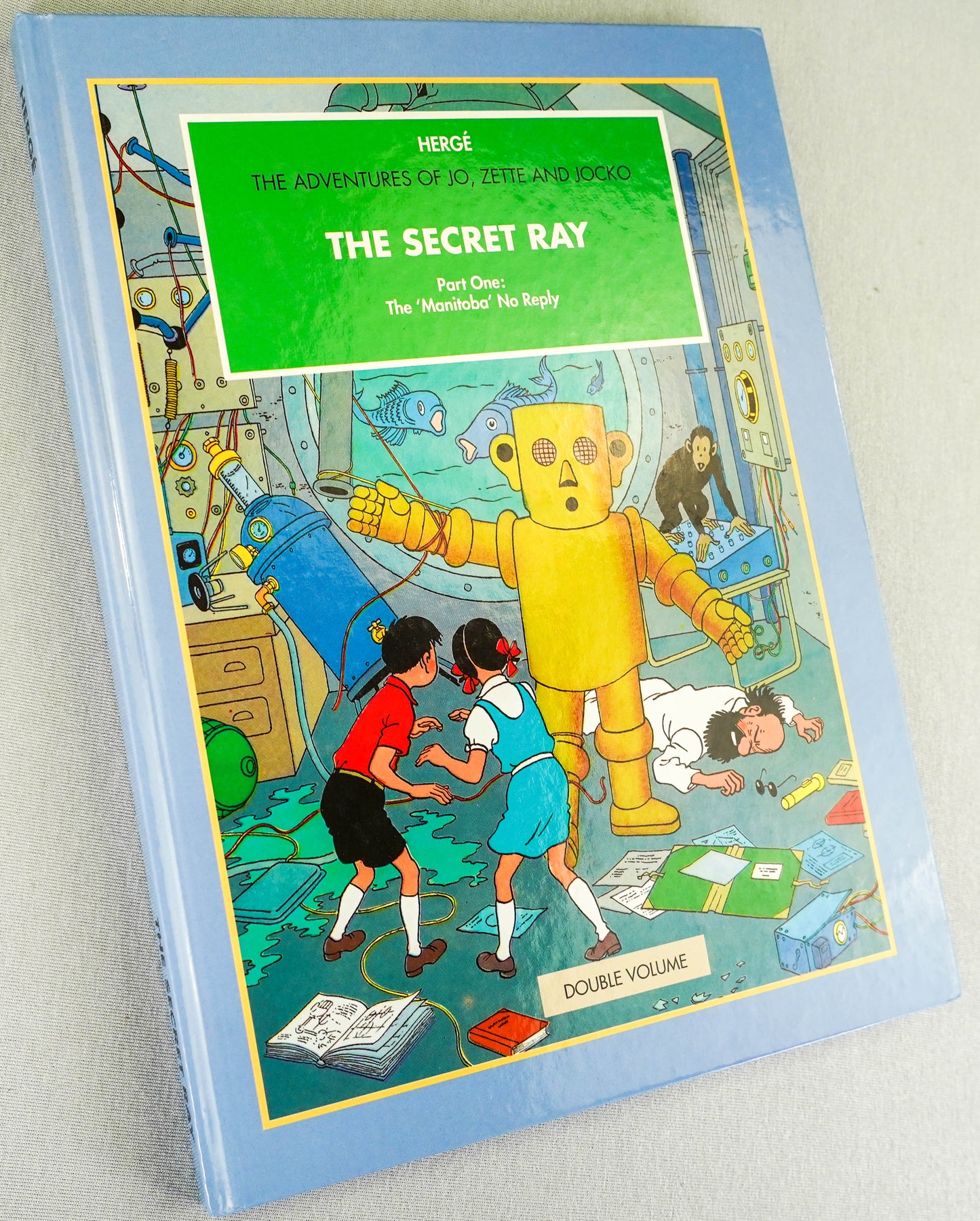 The Secret Ray Part 1 & 2 1994 Methuen 1st UK Edition Rare Herge EO Jo Zette & Jocko