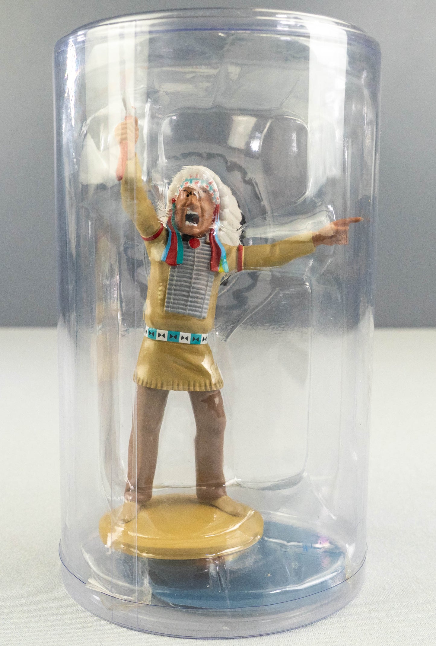 Figurine Moulinsart 42249 Indian Chief: America 12cm Resin Officielle Figure 42
