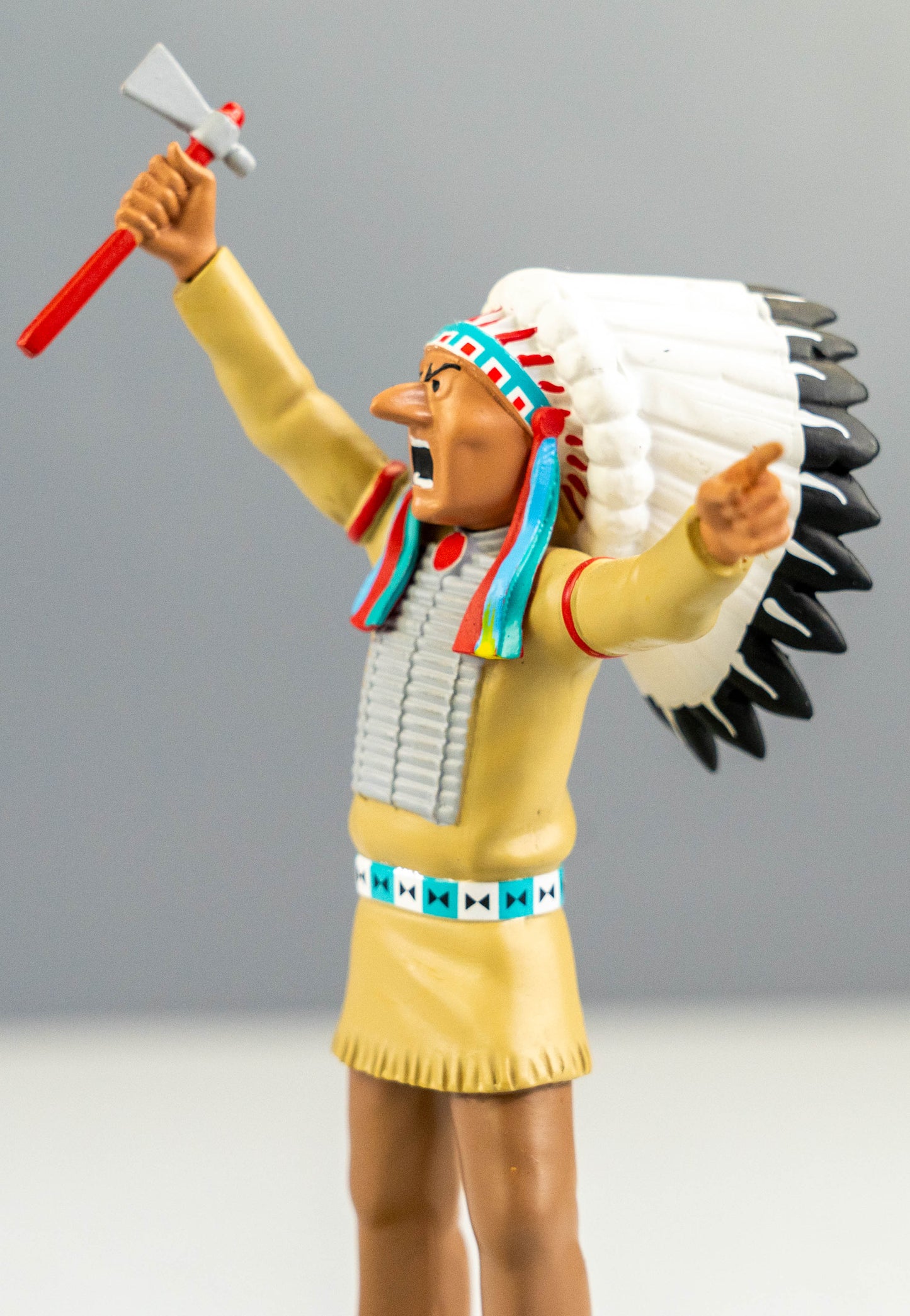 Figurine Moulinsart 42249 Indian Chief: America 12cm Resin Officielle Figure 42