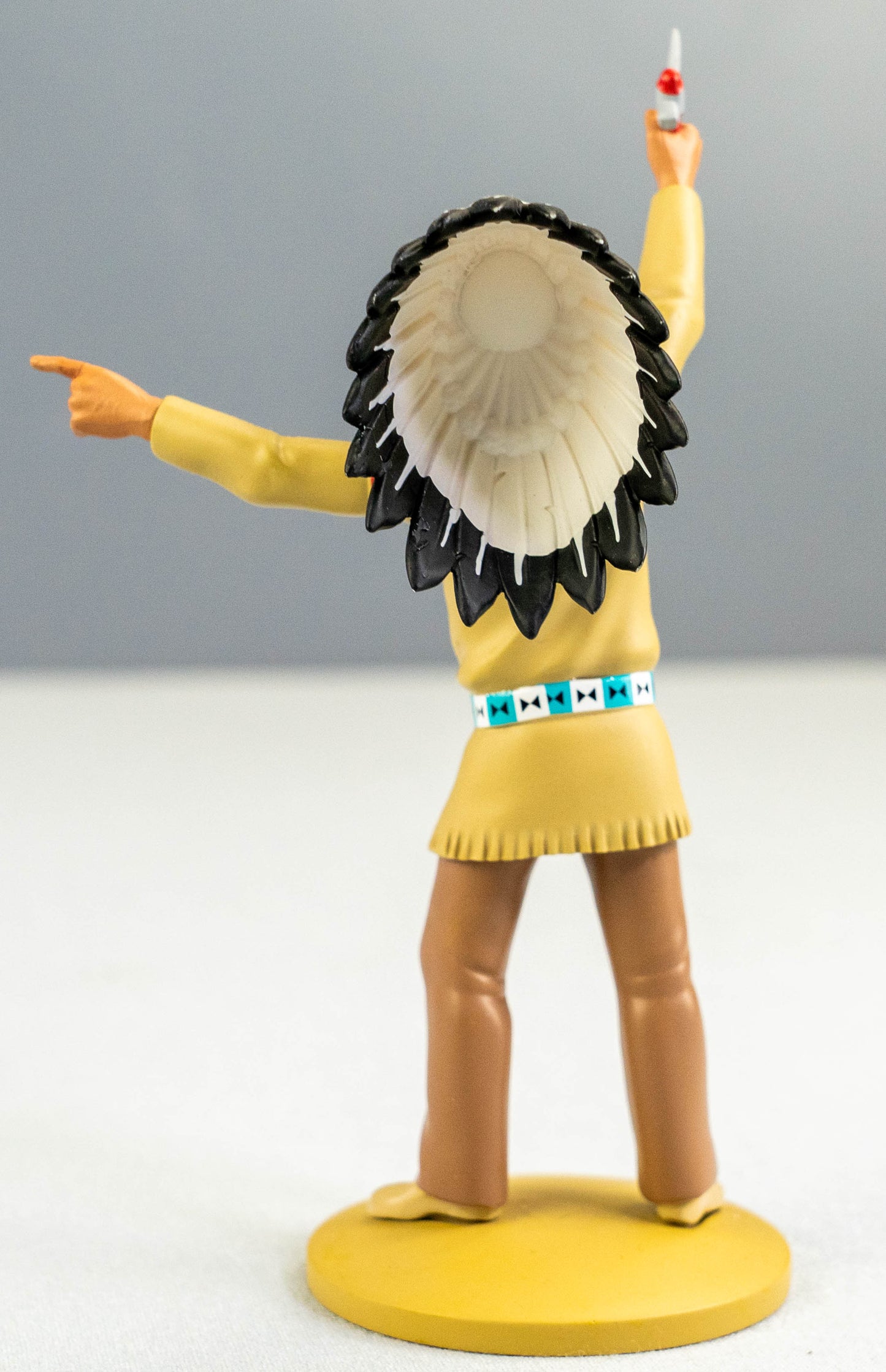 Figurine Moulinsart 42249 Indian Chief: America 12cm Resin Officielle Figure 42