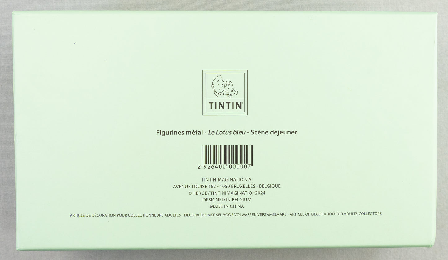 Moulinsart Statuette Tintin 29264 "Noodle Bar Break" 2024 Metal Figurines Figure