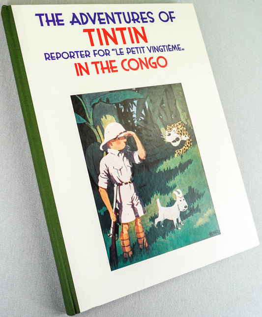 Tintin in the Congo 1991 Sundancer 1st UK Edition B&W EO Facsimile Book by Herge