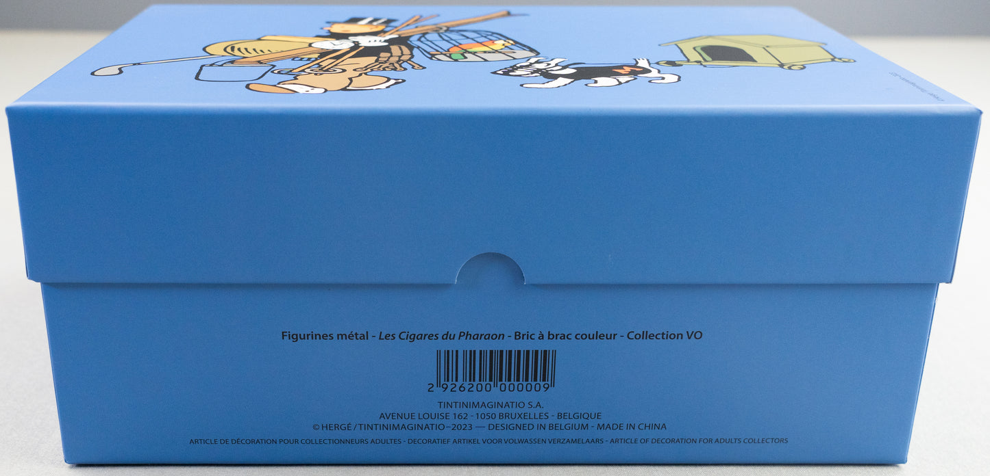 Moulinsart Statuette Tintin 29262 Bric-a-Brac Colour 2023 Metal Figurines Figure