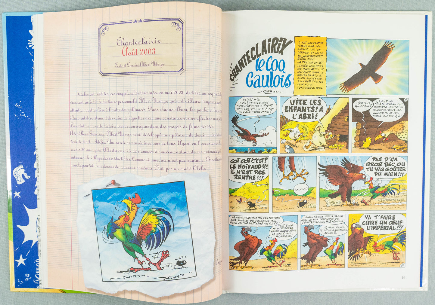 Asterix Rentrée Gauloise: Editions Rene 2003 1st Belgian Edition Rare HB EO