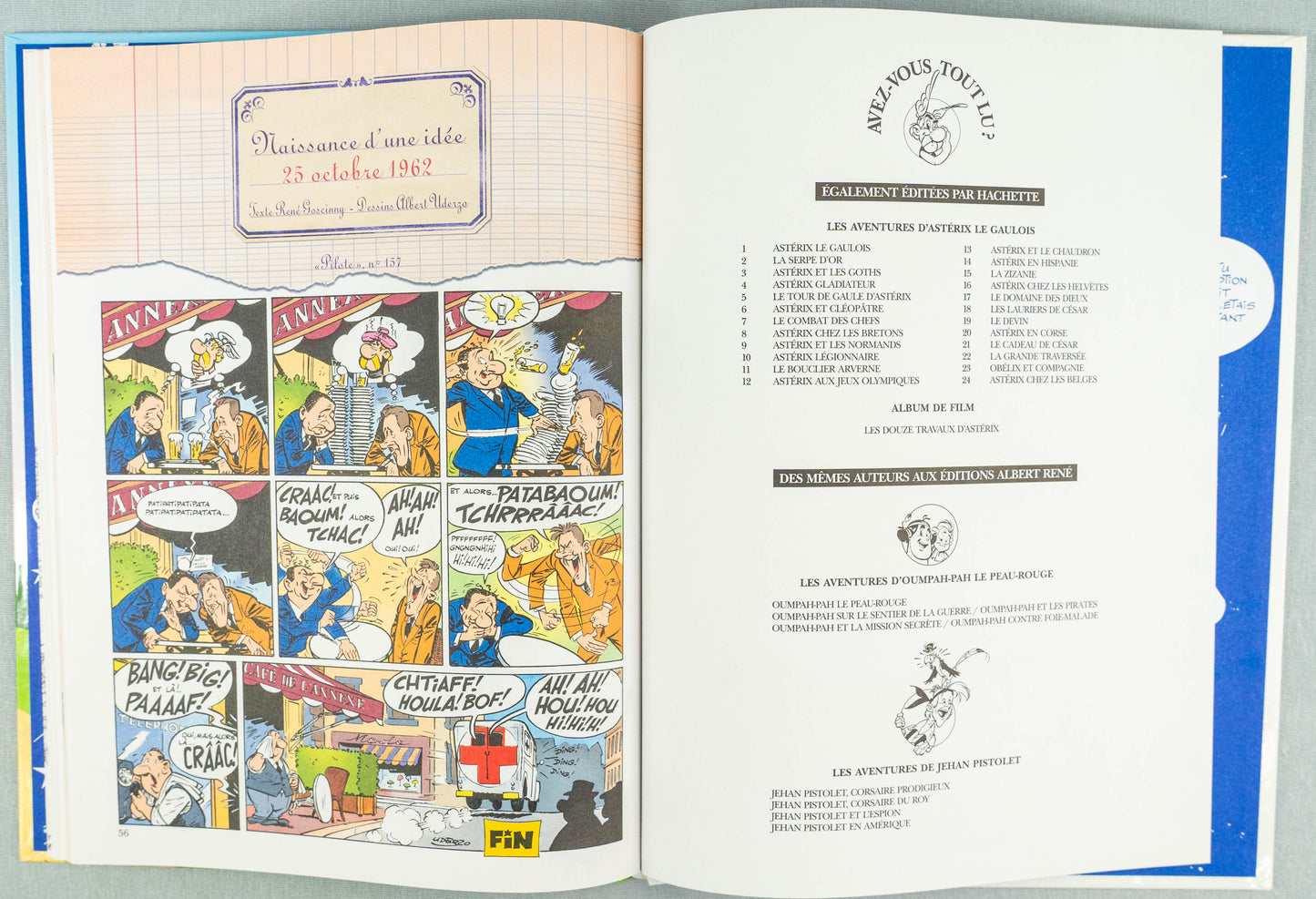 Asterix Rentrée Gauloise: Editions Rene 2003 1st Belgian Edition Rare HB EO