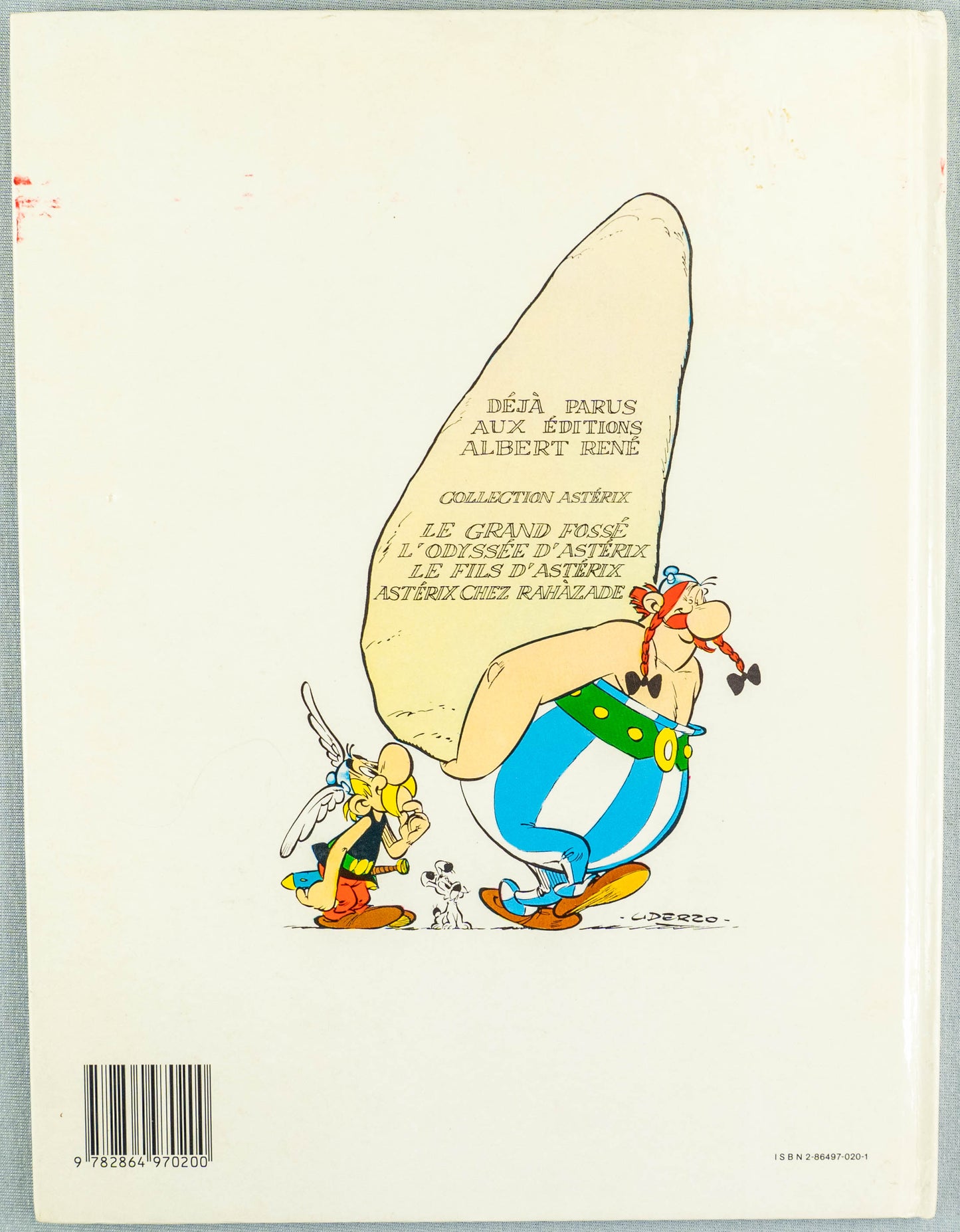 Asterix Chez Bahazade: Ediitions Rene 1987 1st Belgian Rare HB EO