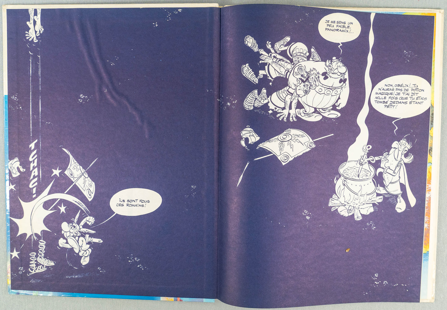 Asterix Chez Bahazade: Ediitions Rene 1987 1st Belgian Rare HB EO