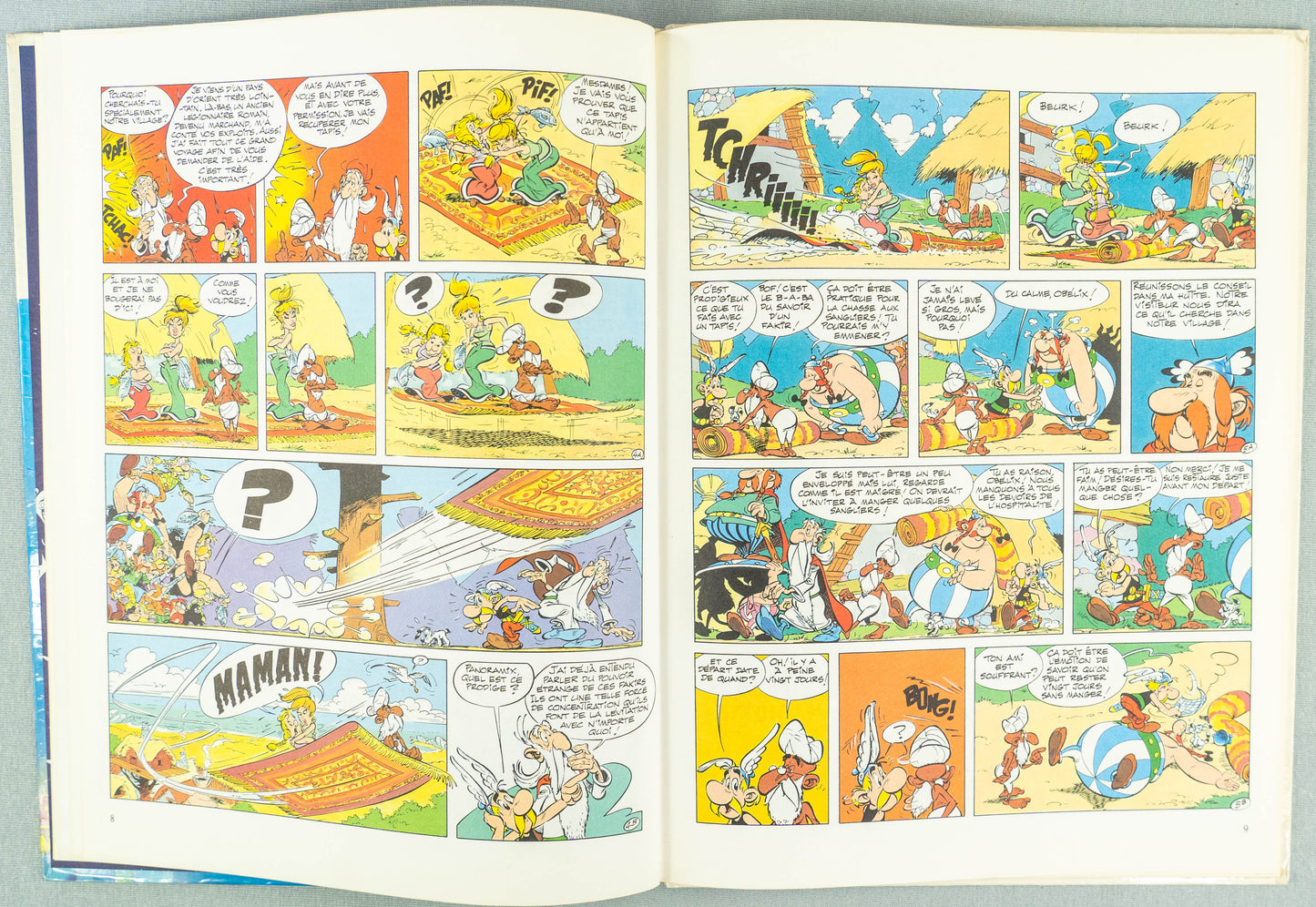 Asterix Chez Bahazade: Ediitions Rene 1987 1st Belgian Rare HB EO