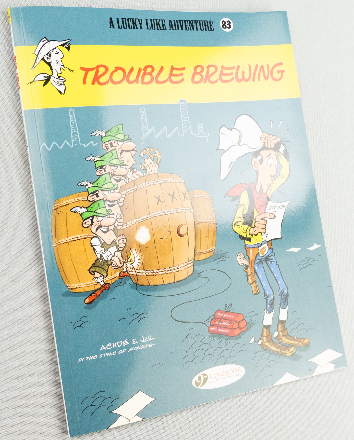Lucky Luke Volume 83: Trouble Brewing - Cinebook Paperback UK Comic Book