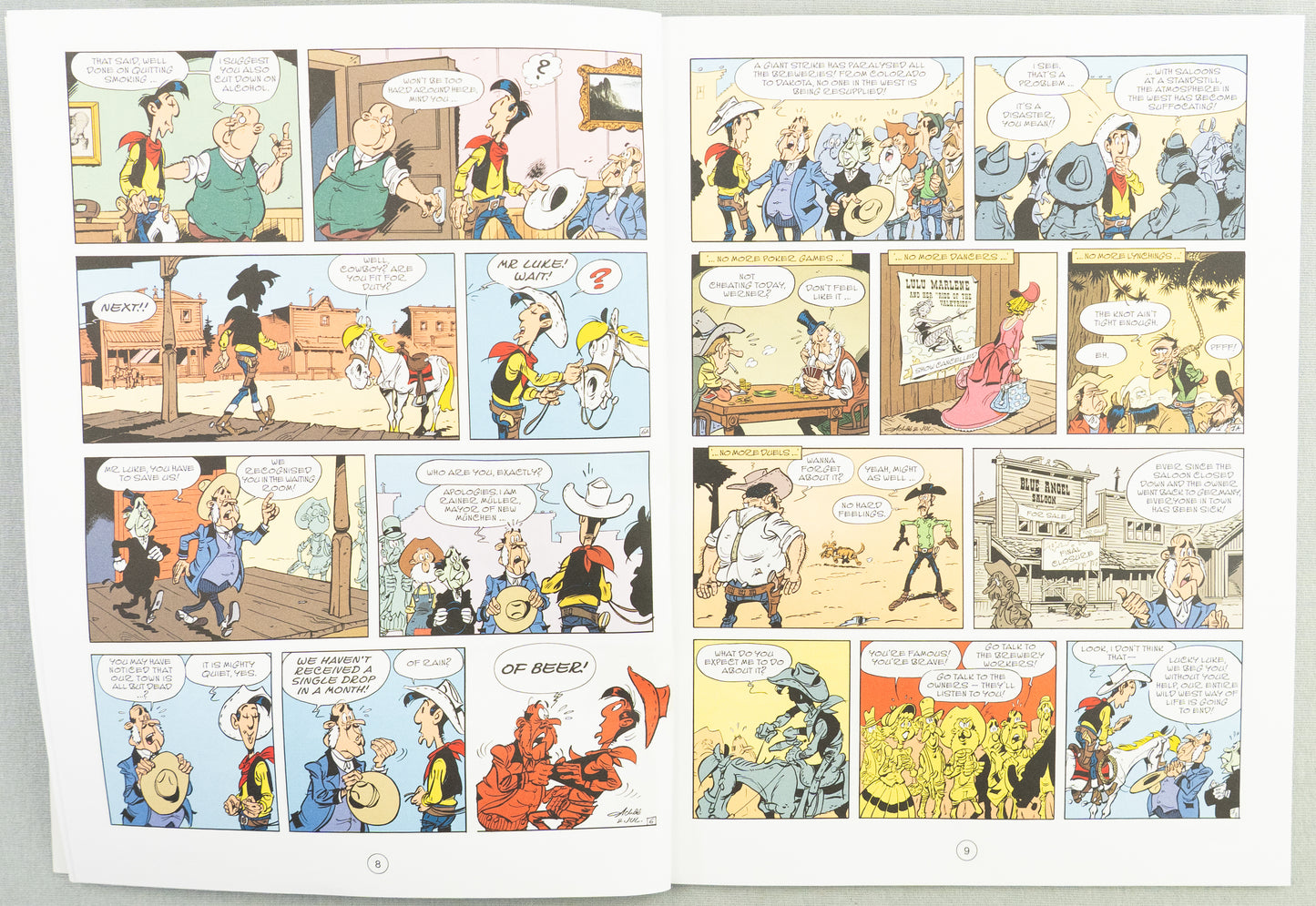Lucky Luke Volume 83: Trouble Brewing - Cinebook Paperback UK Comic Book