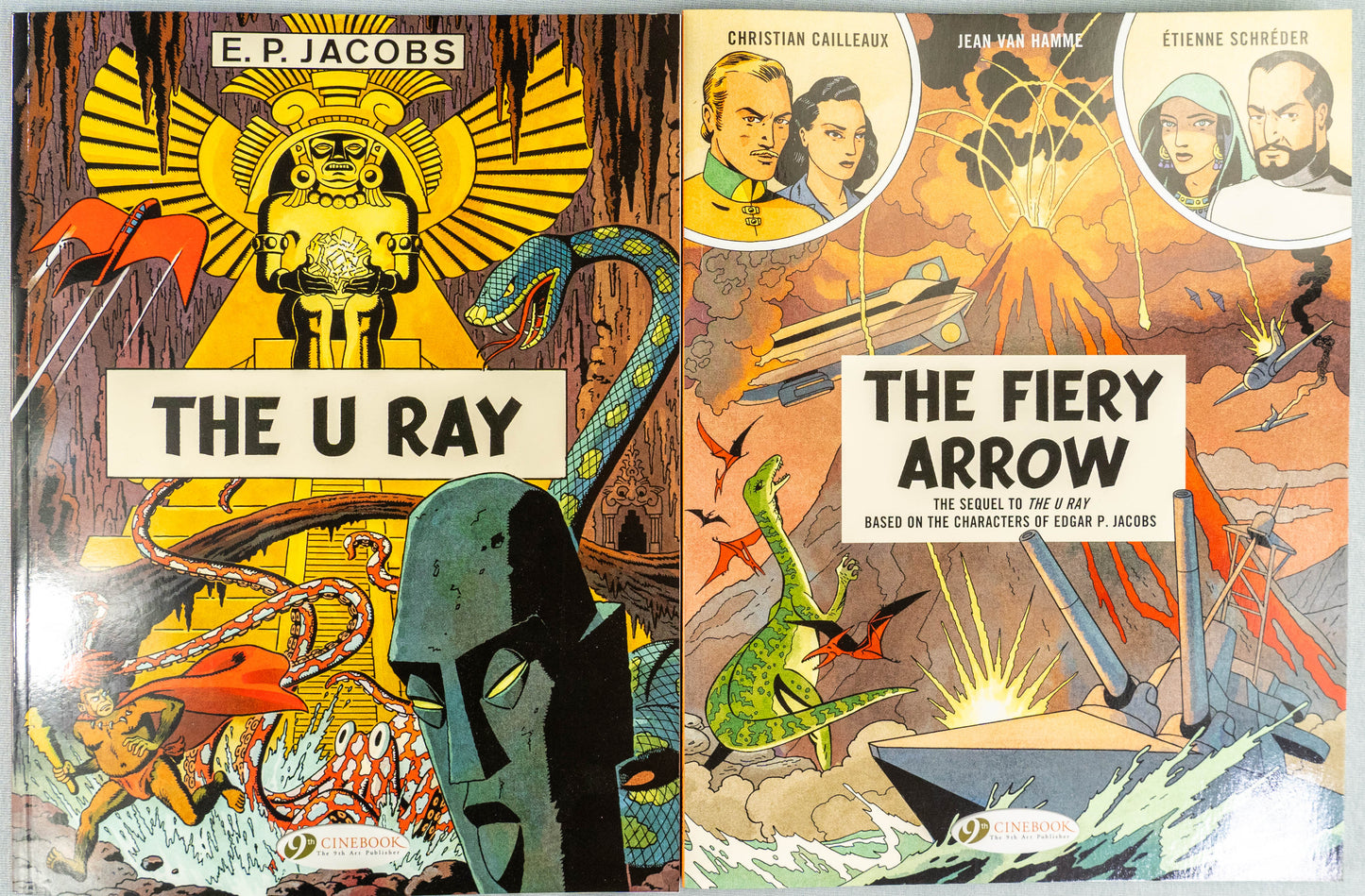 Before Blake & Mortimer Volumes 1 & 2: The U Ray/Fiery Arrow - Cinebook UK Paperback Edition Comics