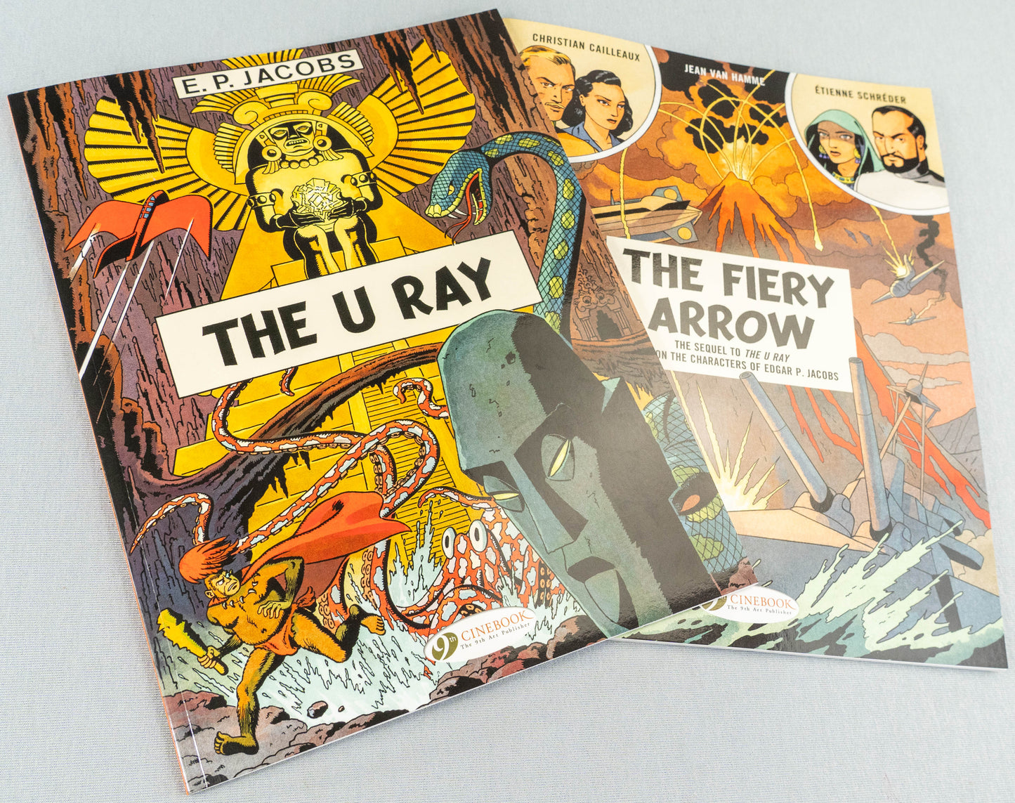 Before Blake & Mortimer Volumes 1 & 2: The U Ray/Fiery Arrow - Cinebook UK Paperback Edition Comics