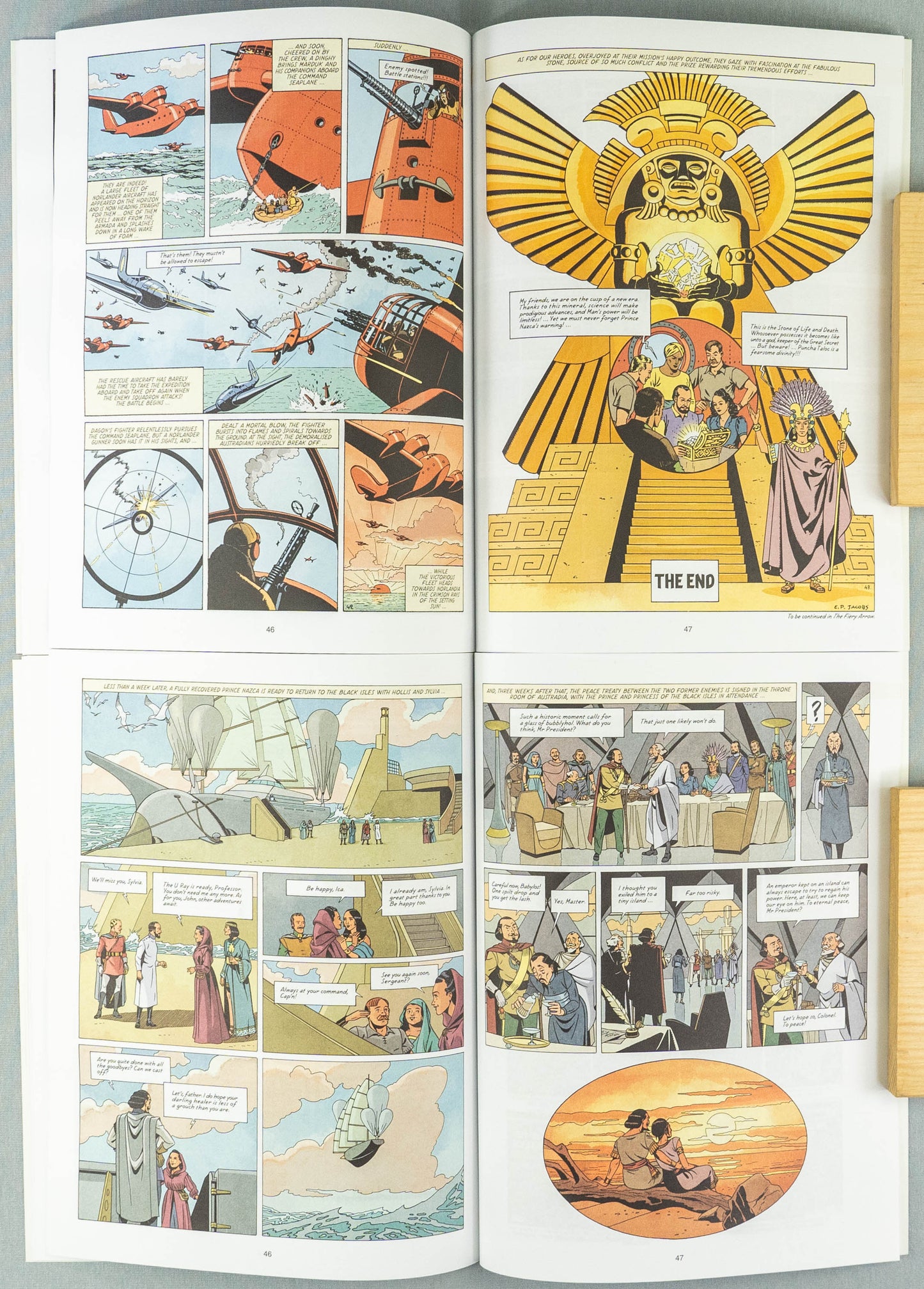 Before Blake & Mortimer Volumes 1 & 2: The U Ray/Fiery Arrow - Cinebook UK Paperback Edition Comics