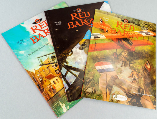Red Baron Complete Set - Volumes 1, 2 and 3: Cinebook Paperback Comics by Veys/Puerta