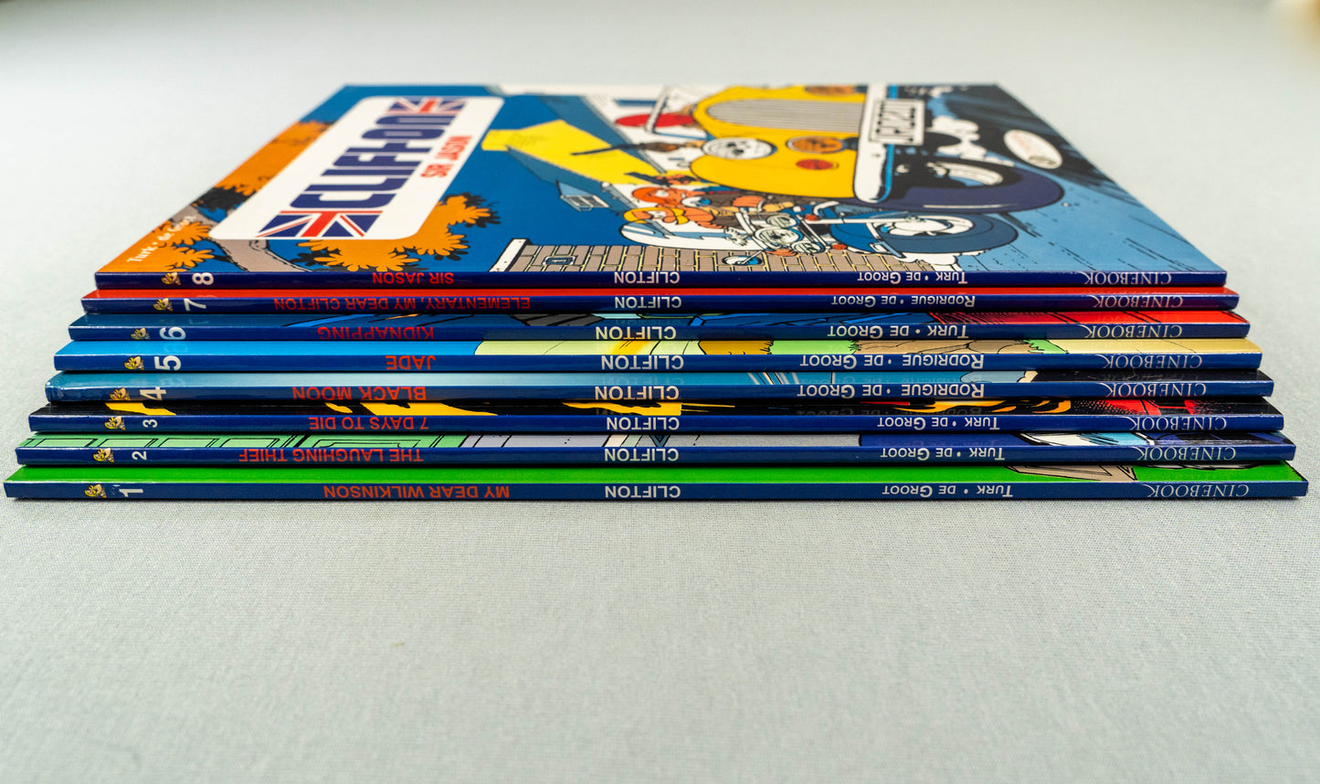 Clifton: Cinebook Paperback Edition Comics Full set x8 de Groot / Turk