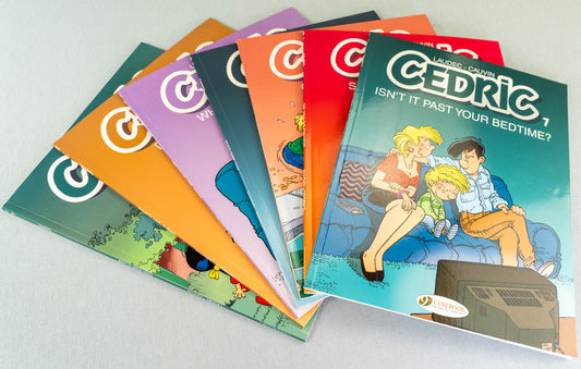 CEDRIC: Cinebook Paperback Edition Comics Full Set x7 Laudec / Cauvin