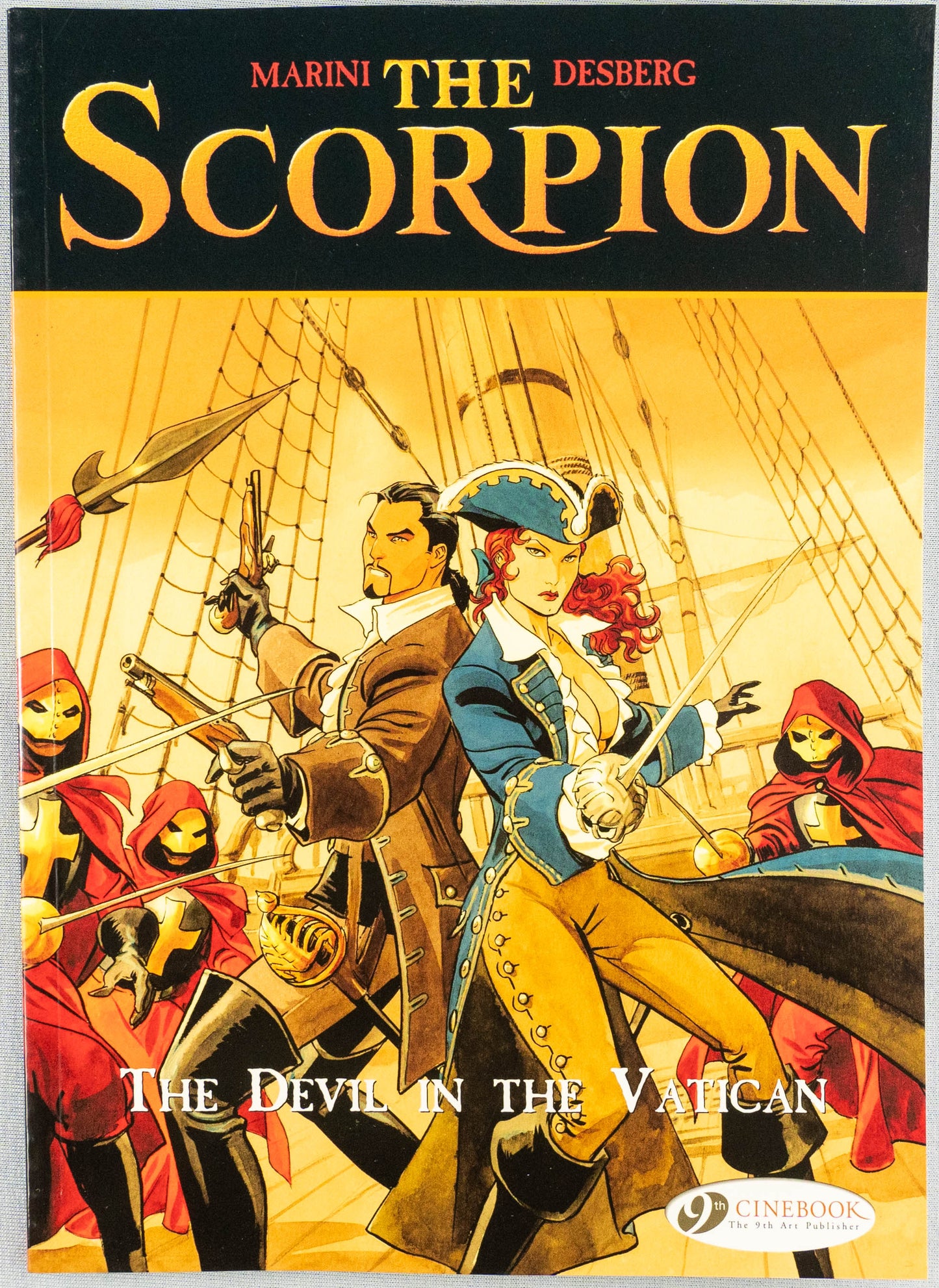 THE SCORPION Volume 2 The Devil in the Vatican Cinebook Paperback Comic Book by Marini / Desberg