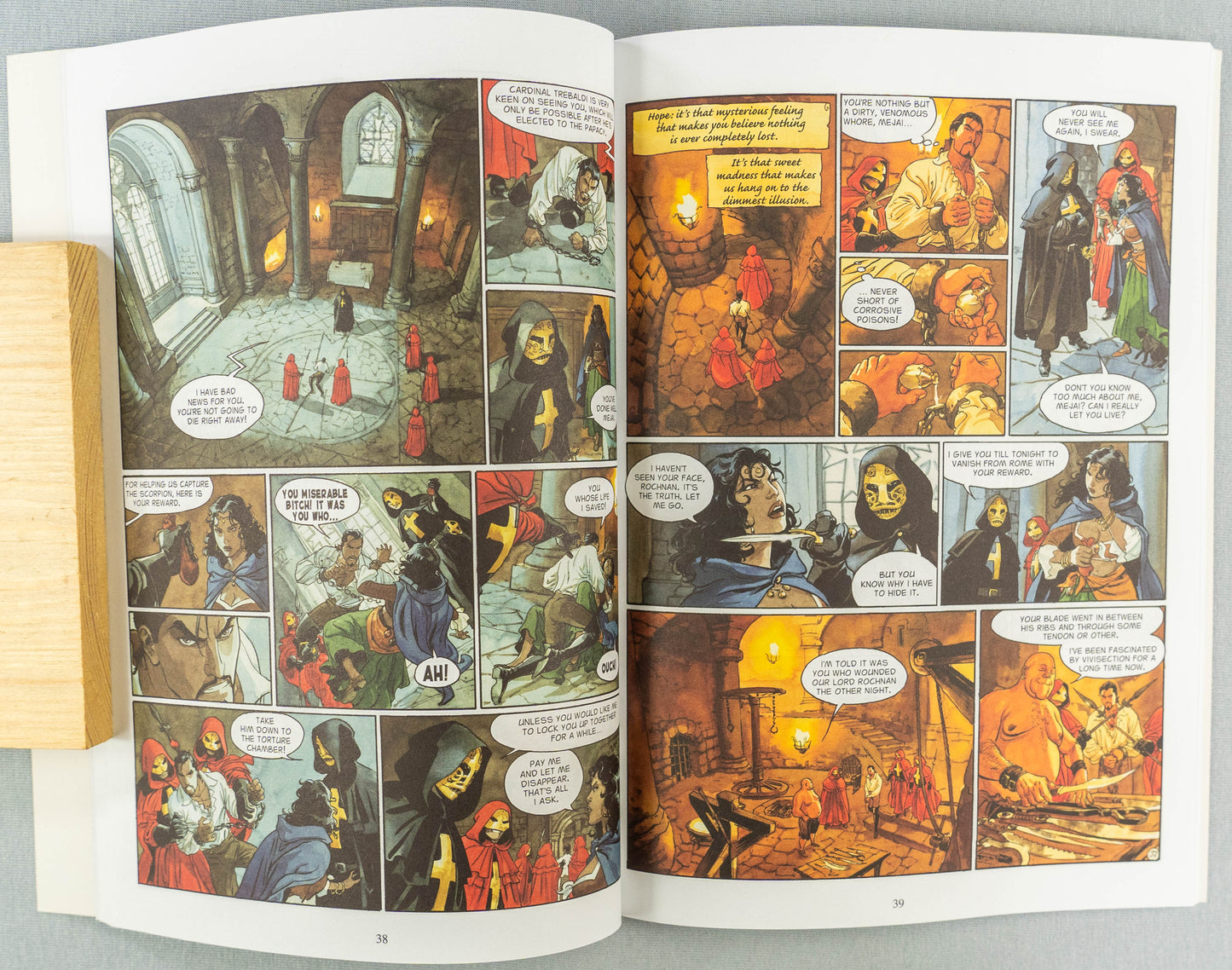 THE SCORPION Volume 2 The Devil in the Vatican Cinebook Paperback Comic Book by Marini / Desberg