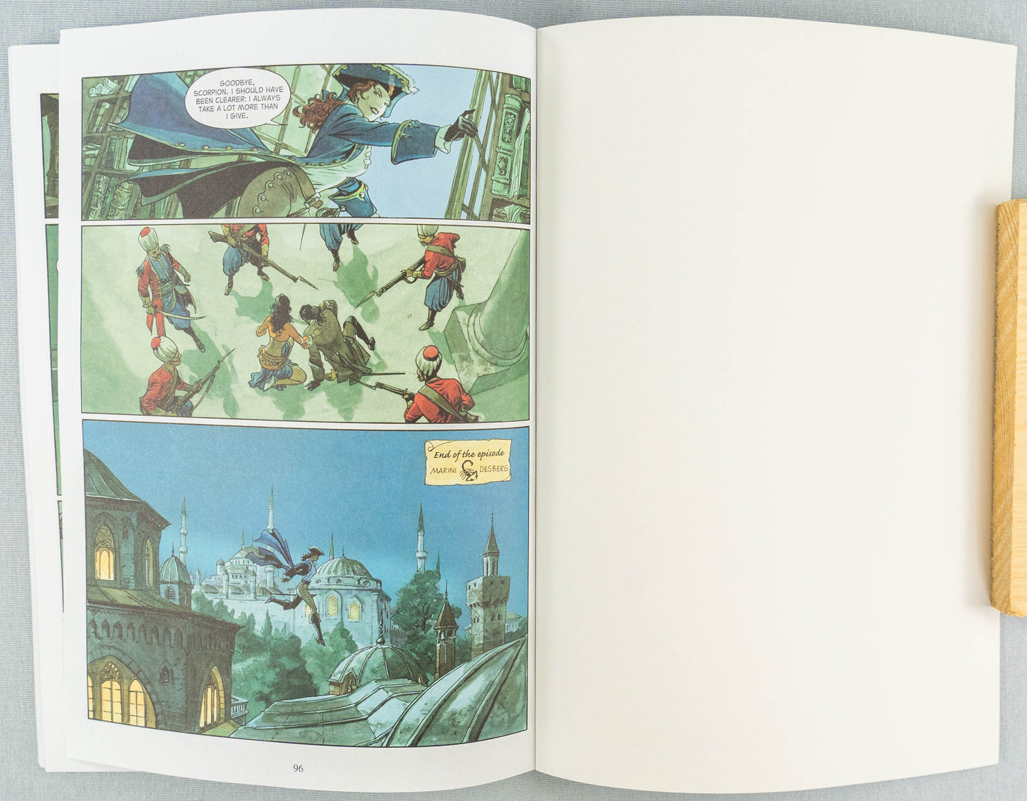 THE SCORPION Volume 2 The Devil in the Vatican Cinebook Paperback Comic Book by Marini / Desberg