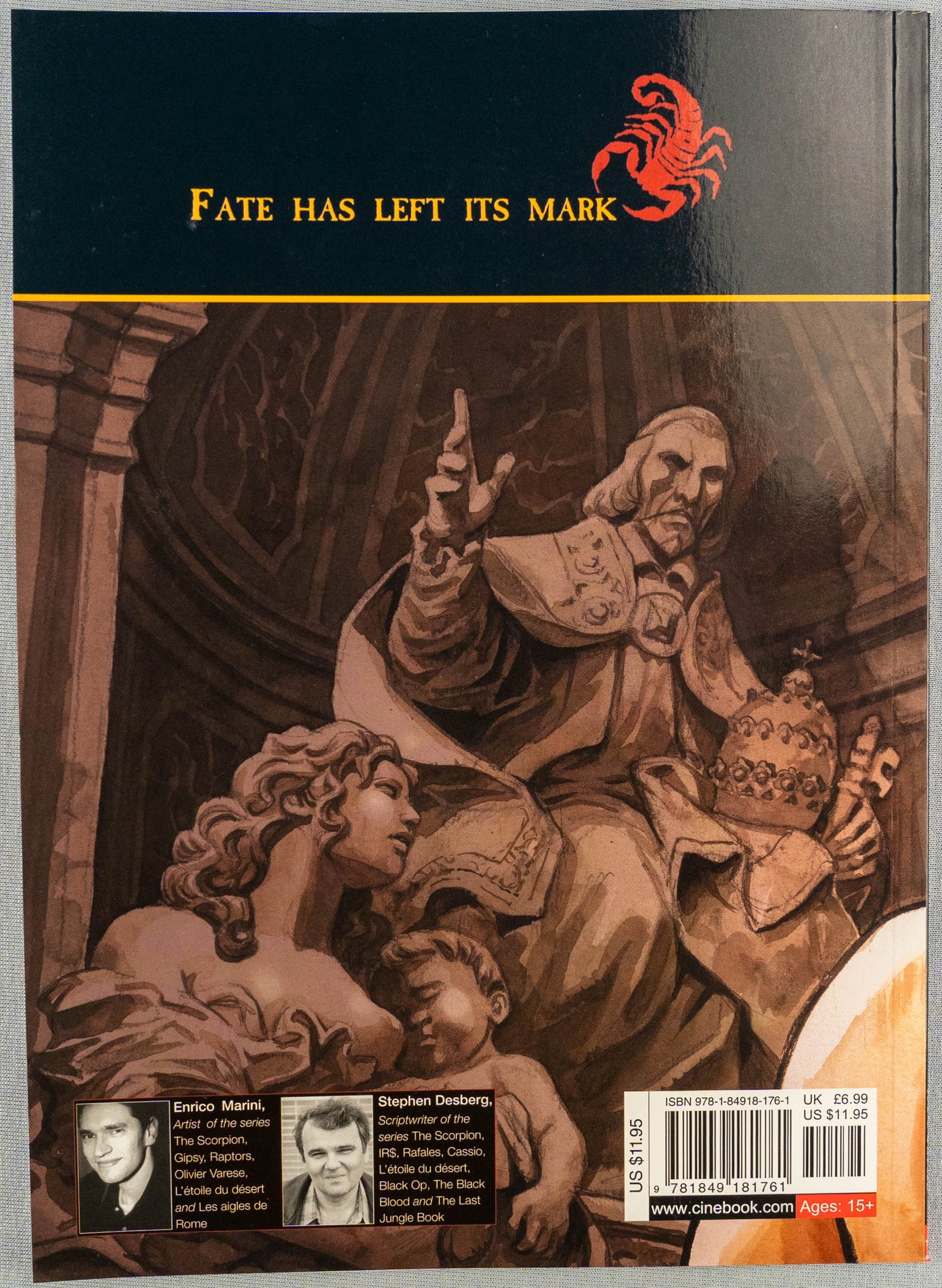 THE SCORPION Volume 7 The Mask of Truth Cinebook Paperback Comic Book by Marini / Desberg