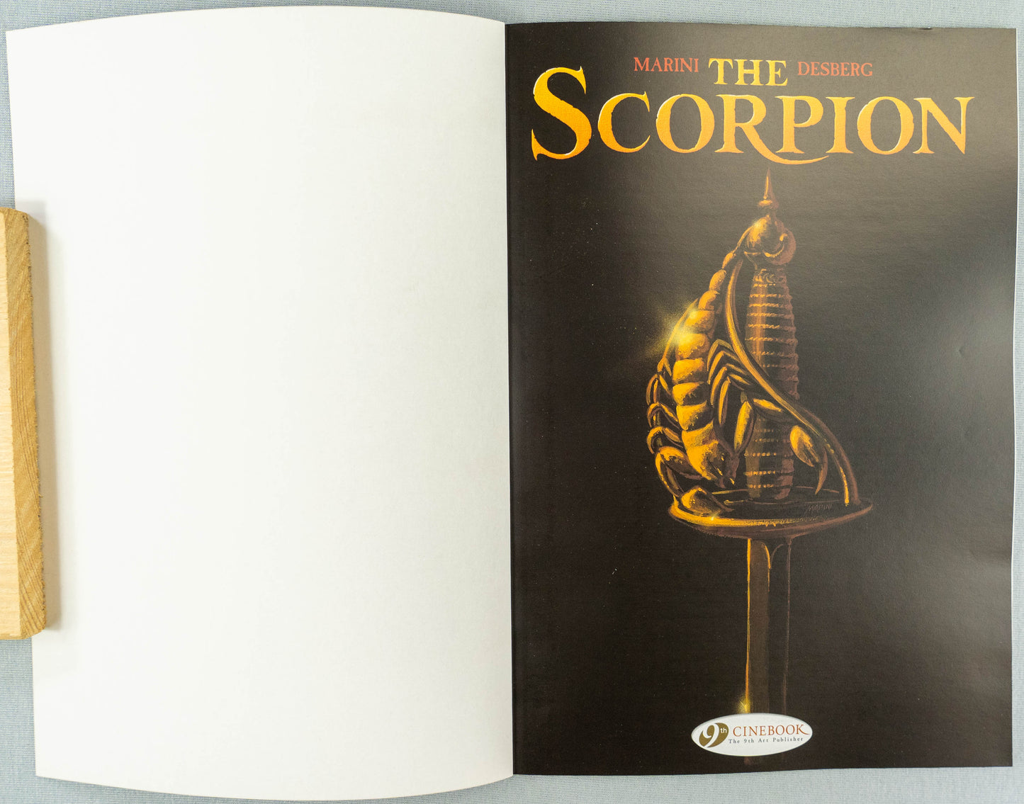 THE SCORPION Volume 7 The Mask of Truth Cinebook Paperback Comic Book by Marini / Desberg