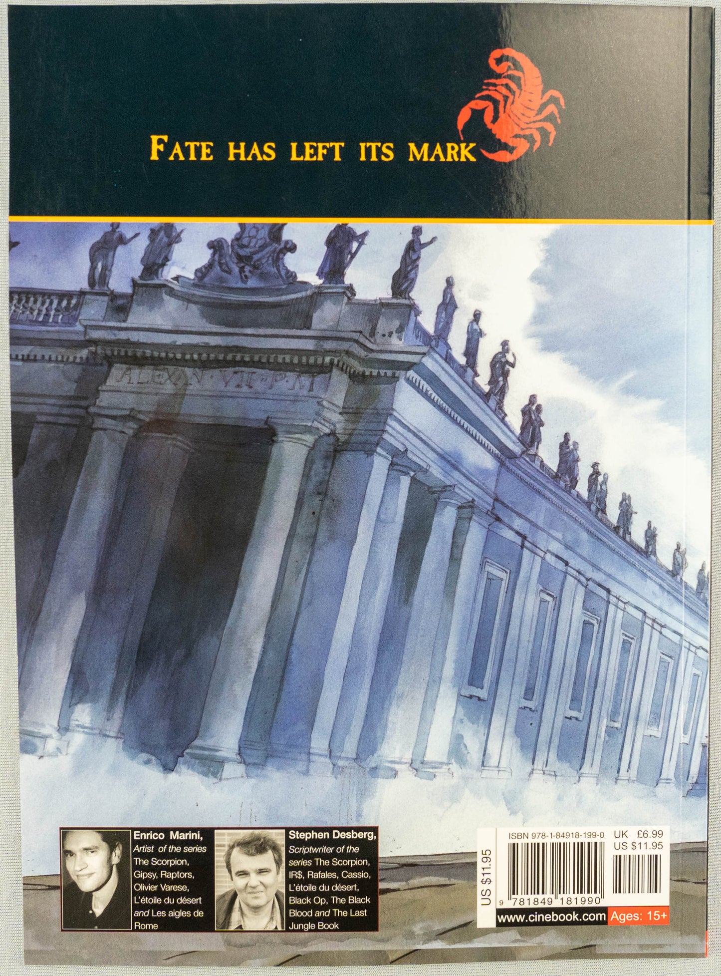 THE SCORPION Volume 8 In the Name of the Son Cinebook Paperback Comic Book by Marini / Desberg