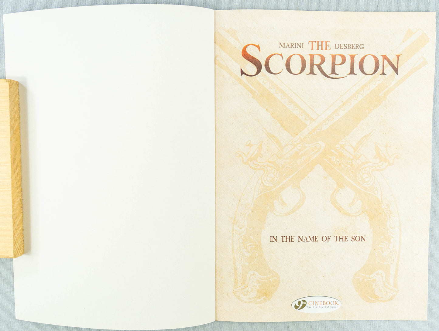 THE SCORPION Volume 8 In the Name of the Son Cinebook Paperback Comic Book by Marini / Desberg