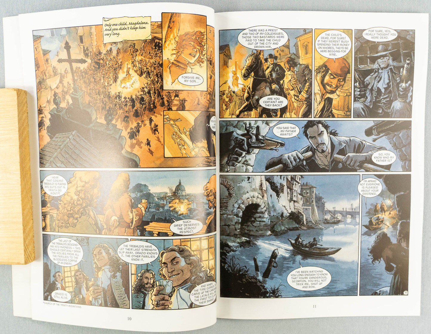 THE SCORPION Volume 8 In the Name of the Son Cinebook Paperback Comic Book by Marini / Desberg
