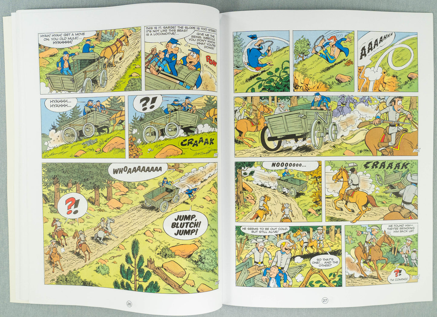 The Bluecoats Volume 1 - Robertsonville Prison Cinebook Paperback Comic Book by Lambil / Cauvin