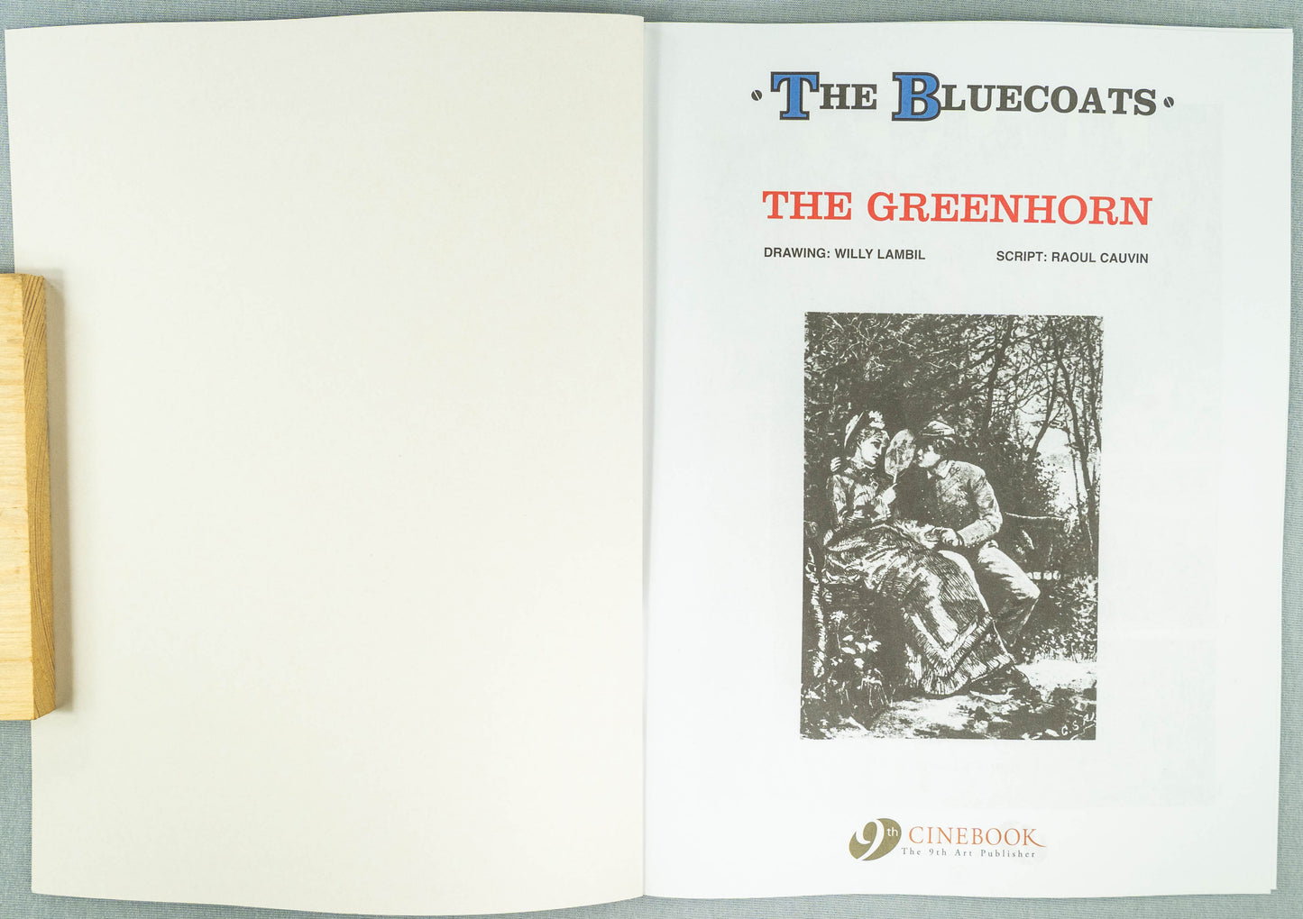 The Bluecoats Volume 4 - The Greenhorn  Cinebook Paperback Comic Book by Lambil / Cauvin