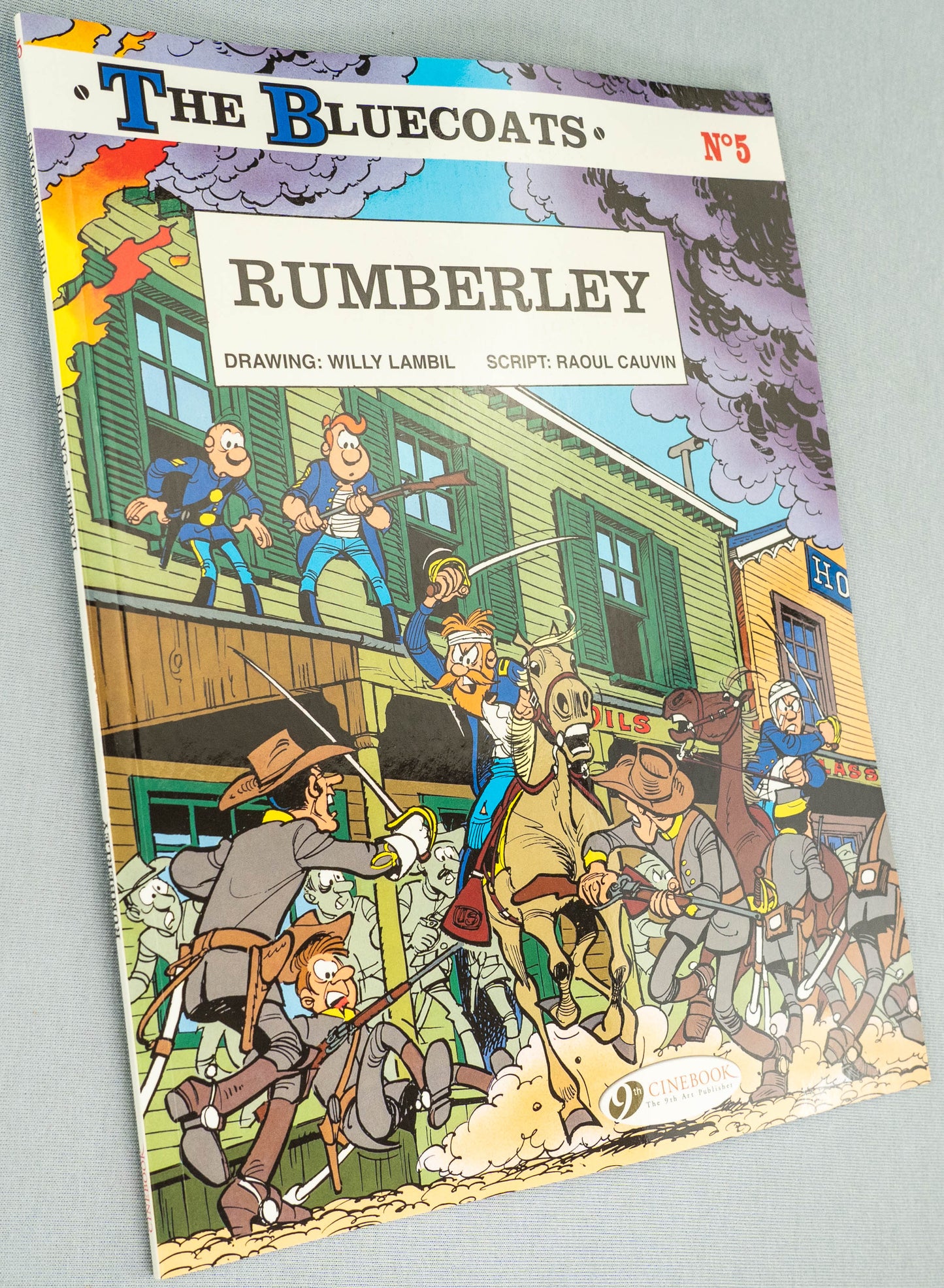 The Bluecoats Volume 5 - Rumberley Cinebook Paperback Comic Book by Lambil / Cauvin