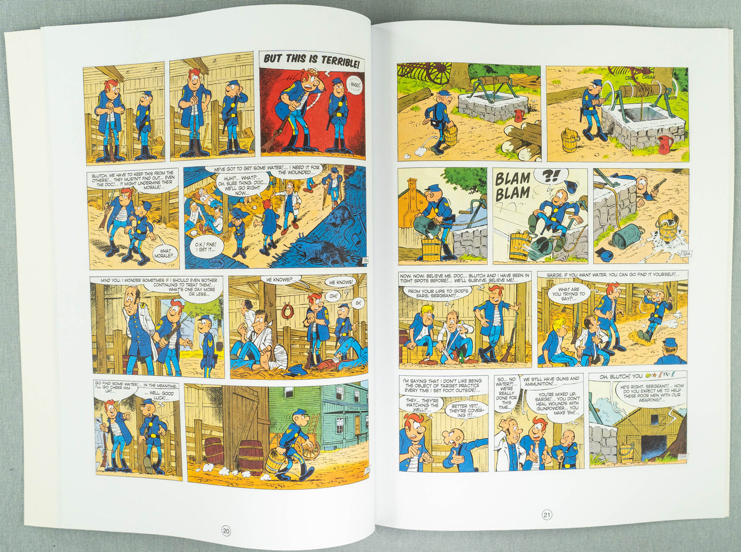 The Bluecoats Volume 5 - Rumberley Cinebook Paperback Comic Book by Lambil / Cauvin