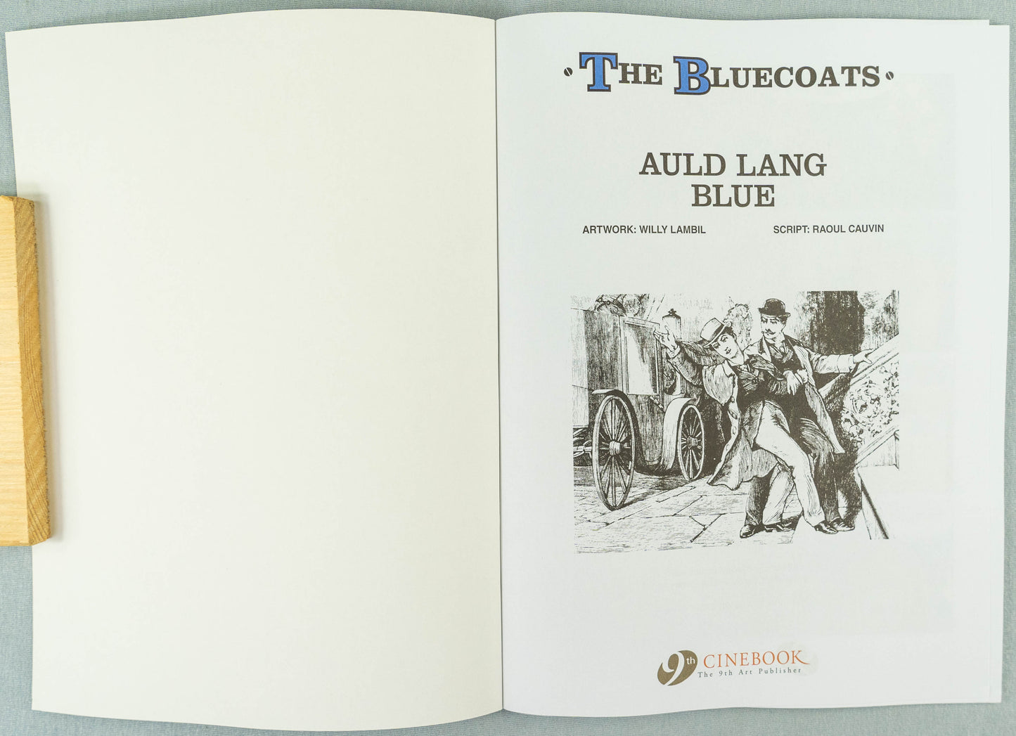 The Bluecoats Volume 8 - Auld Lang Blues Cinebook Paperback Comic Book by Lambil / Cauvin