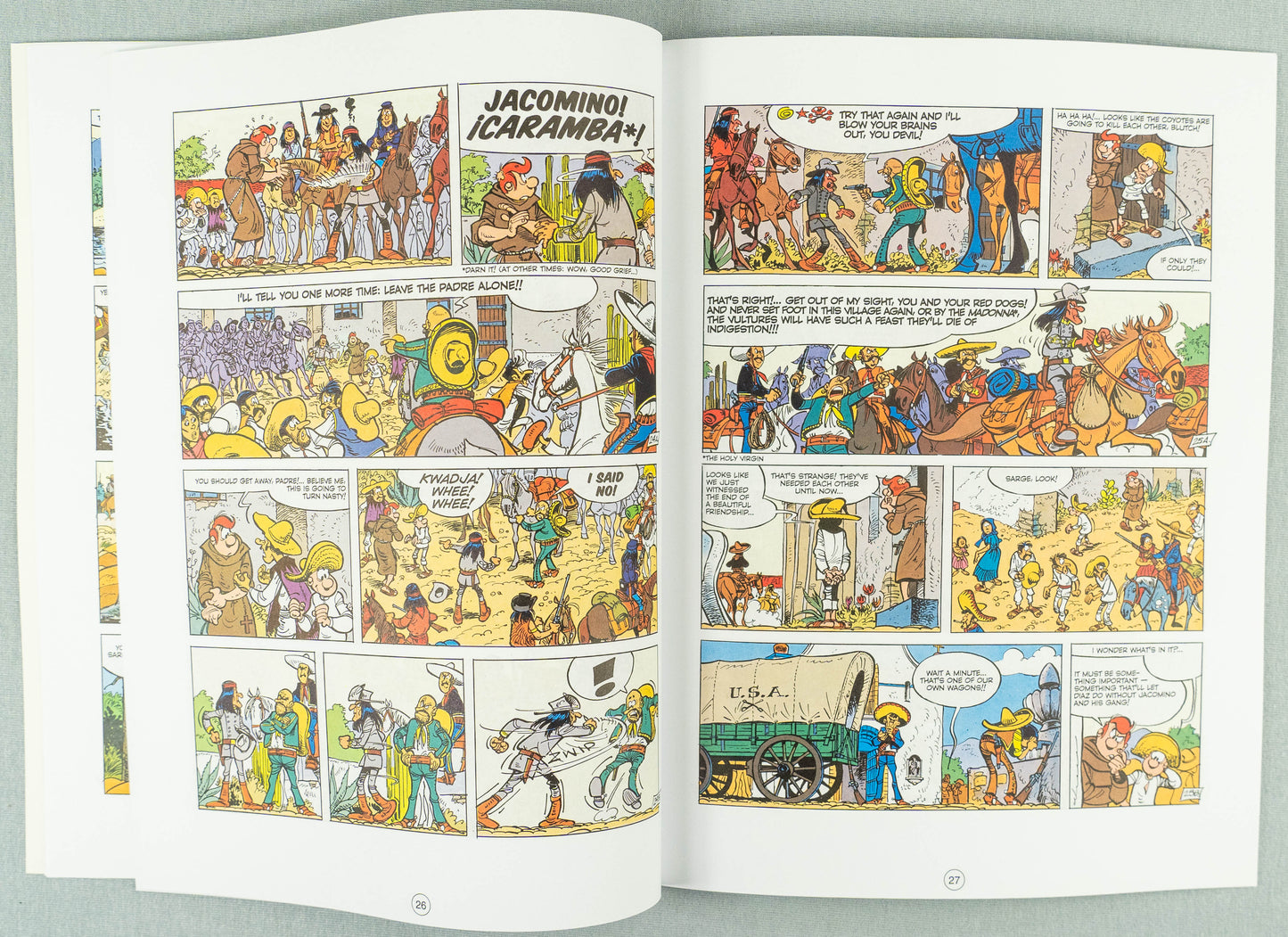 The Bluecoats Volume 9 - El Padre Cinebook Paperback Comic Book by Lambil / Cauvin