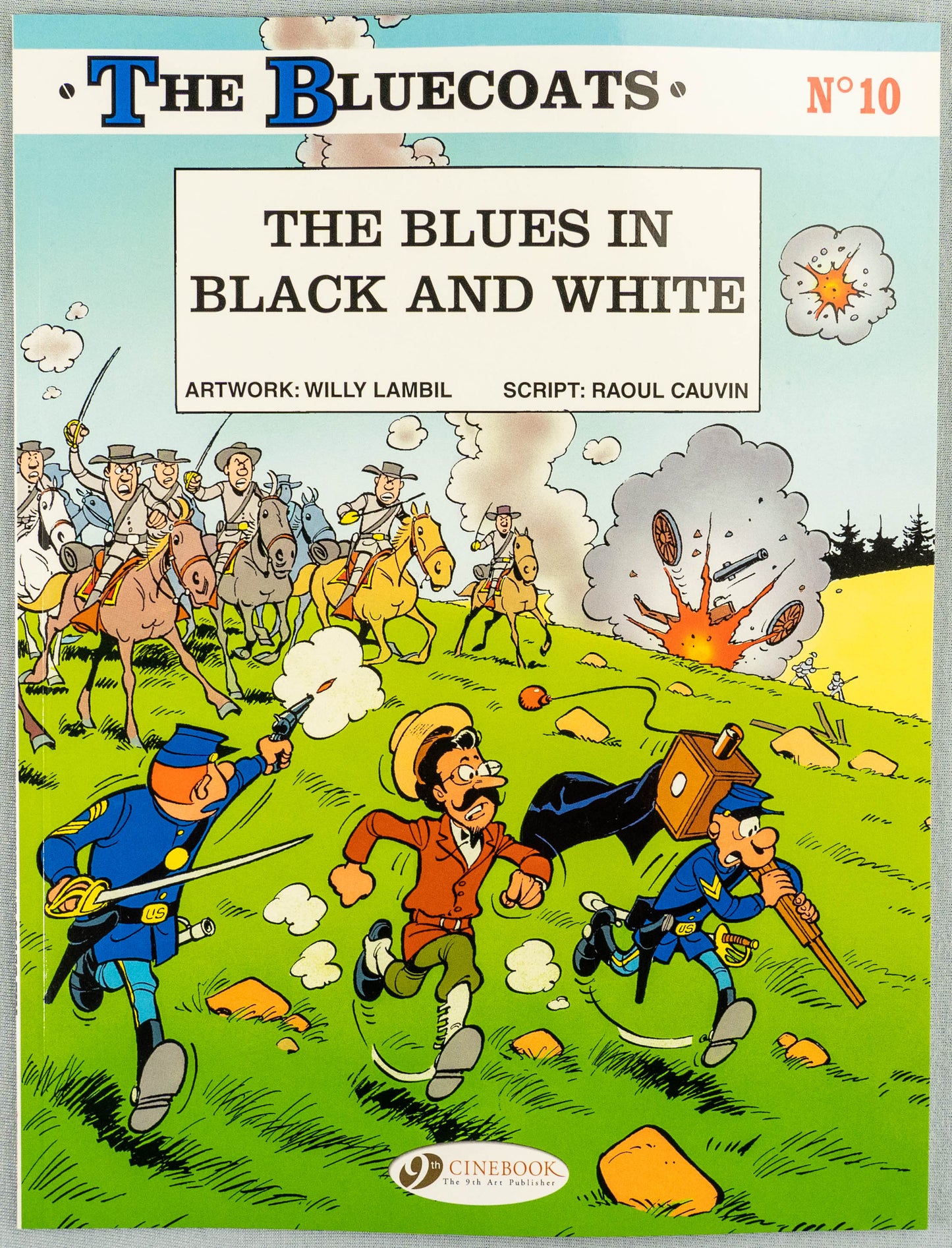The Bluecoats Volume 10 - The Blues in Black and White Cinebook Paperback Comic Book by Lambil / Cauvin