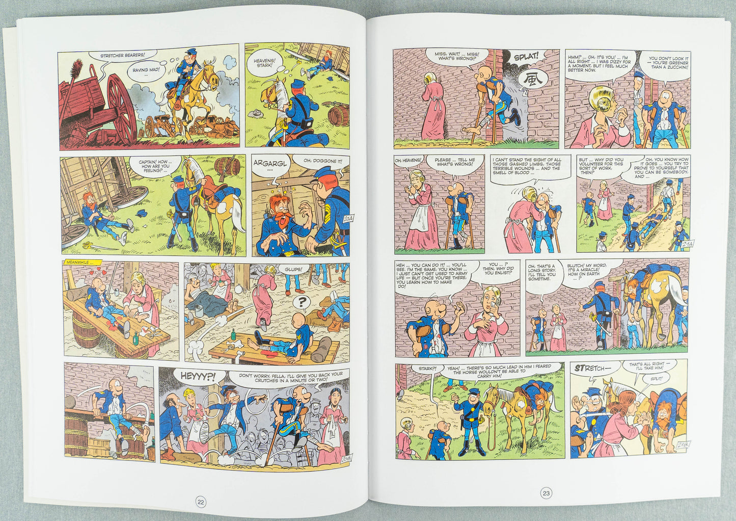 The Bluecoats Volume 13 - Something Borrowed, Something Blue Cinebook Paperback Comic Book by Lambil / Cauvin