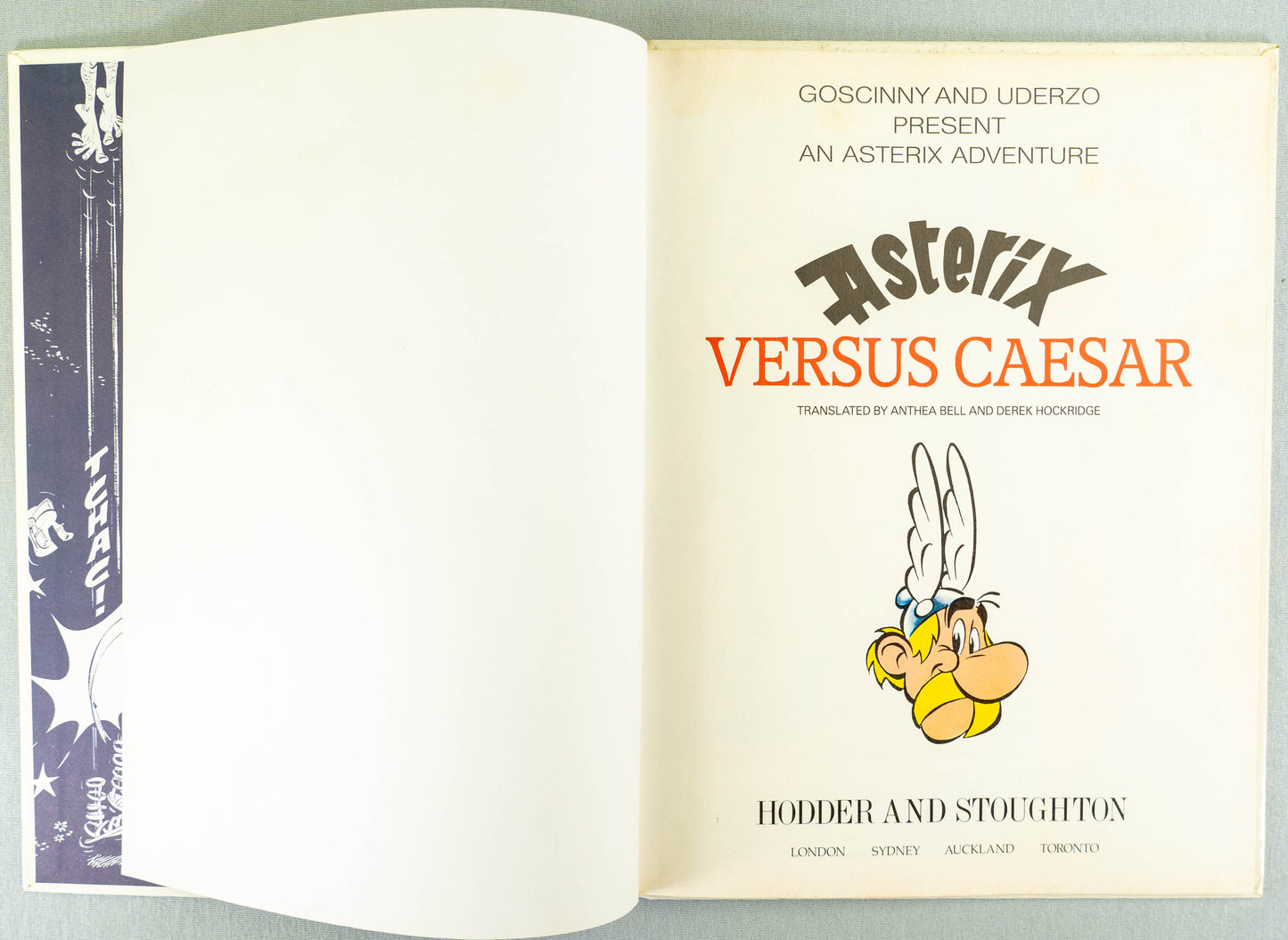 Asterix Versus Caesar 1986 Hodder 1st UK Edition HB Comic Book EO Uderzo