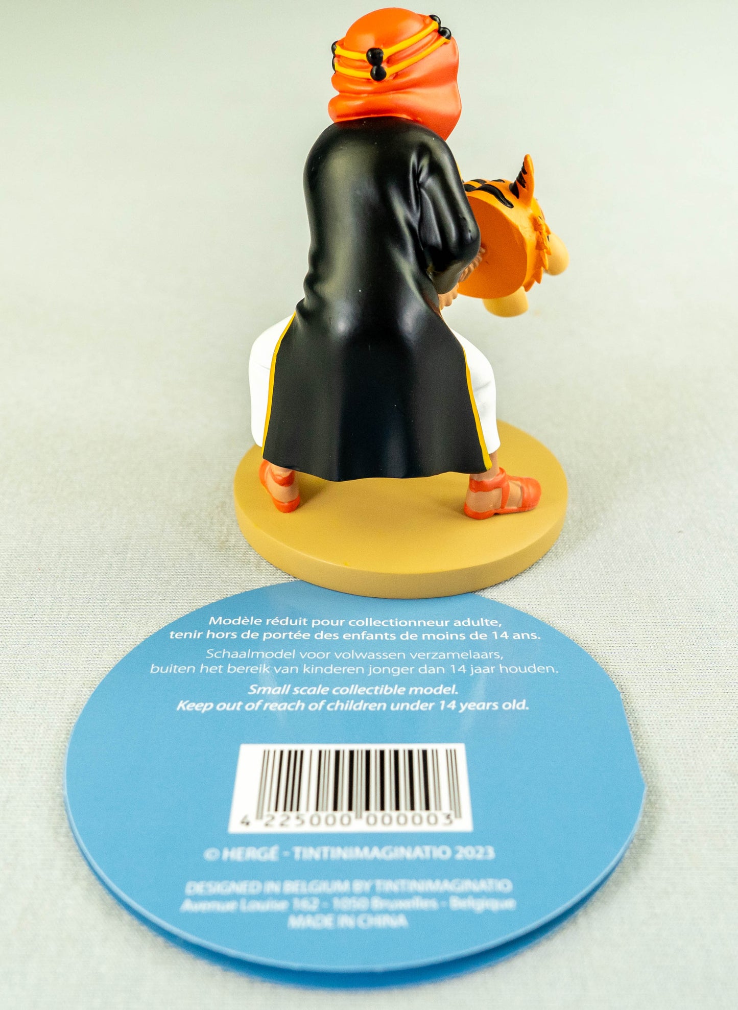 Figurine Moulinsart 42250 Abdullah & Tiger 9cm X Rare Resin Tintin Figure