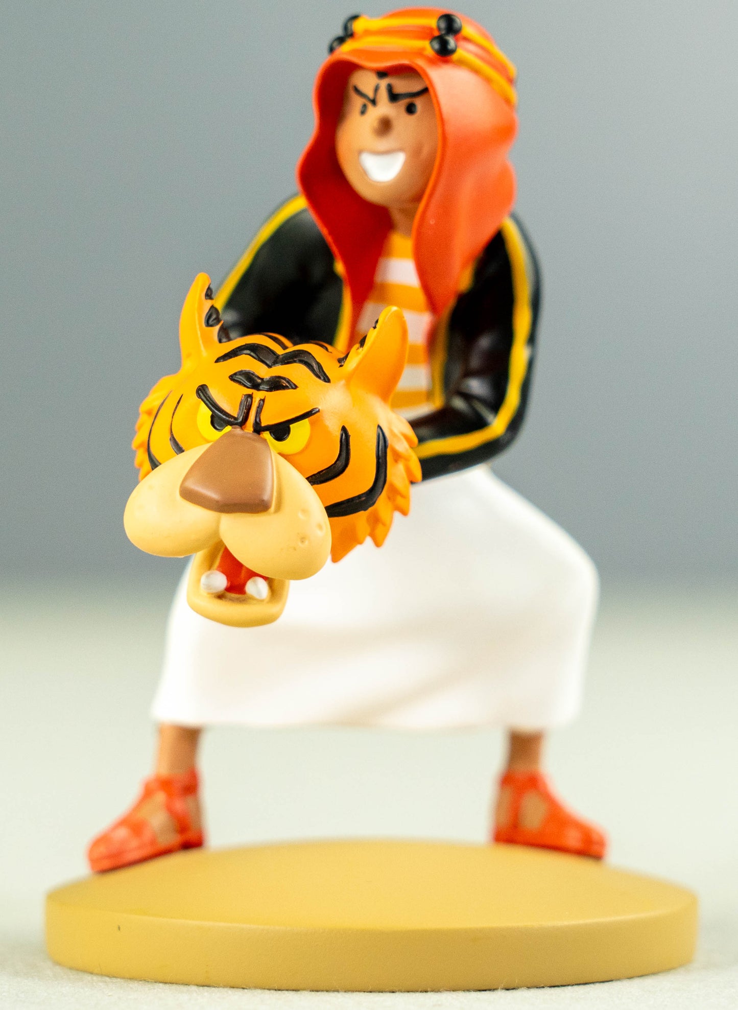 Figurine Moulinsart 42250 Abdullah & Tiger 9cm X Rare Resin Tintin Figure
