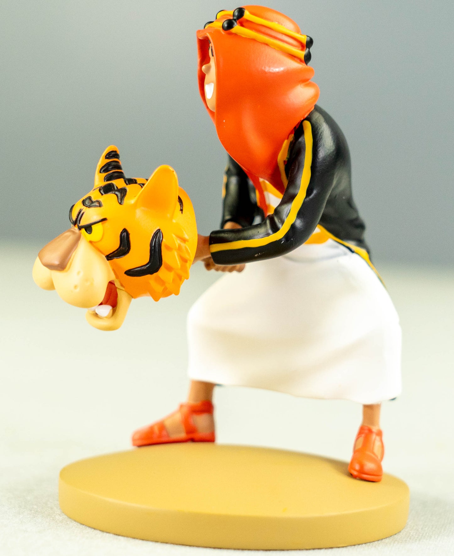 Figurine Moulinsart 42250 Abdullah & Tiger 9cm X Rare Resin Tintin Figure