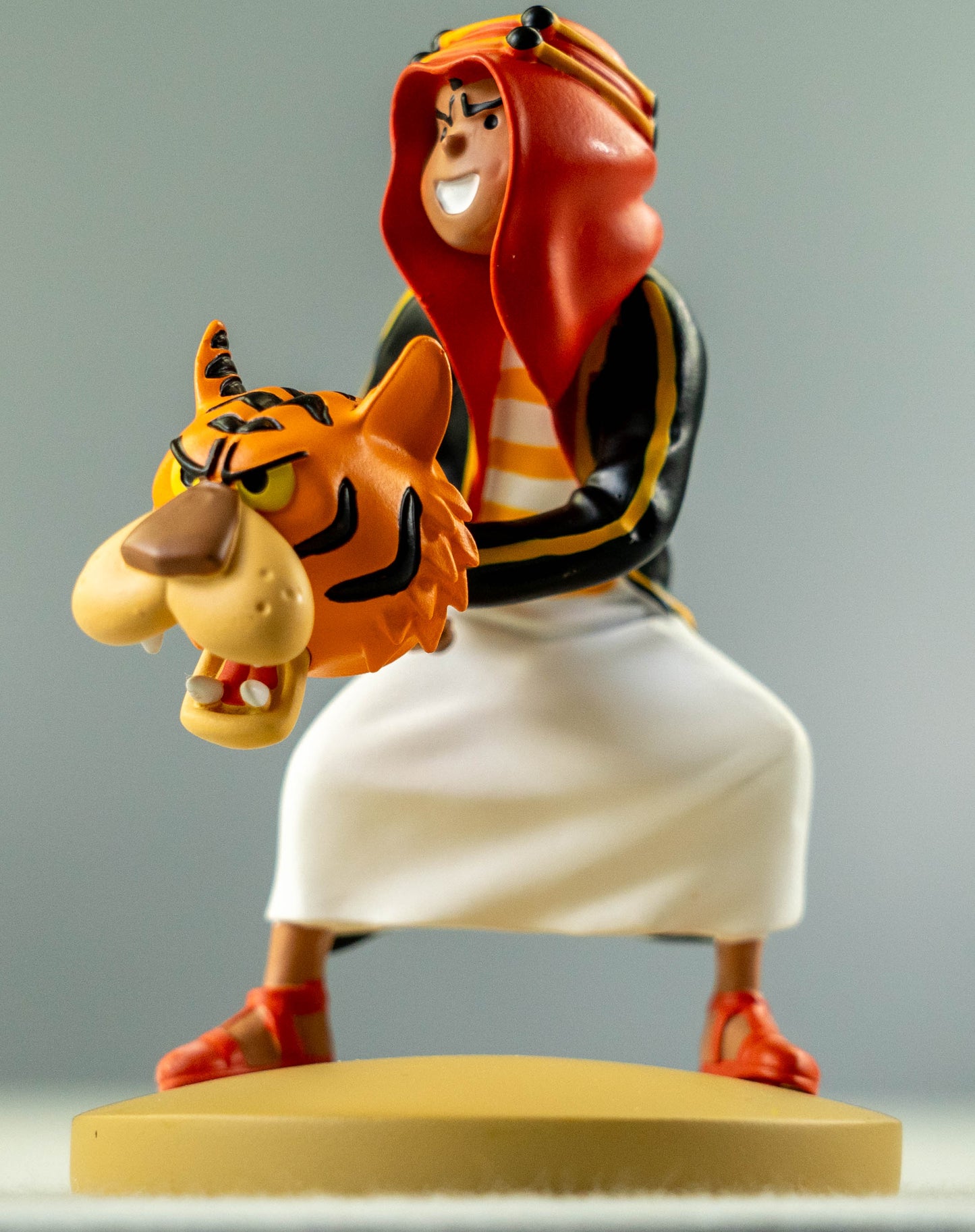 Figurine Moulinsart 42250 Abdullah & Tiger 9cm X Rare Resin Tintin Figure