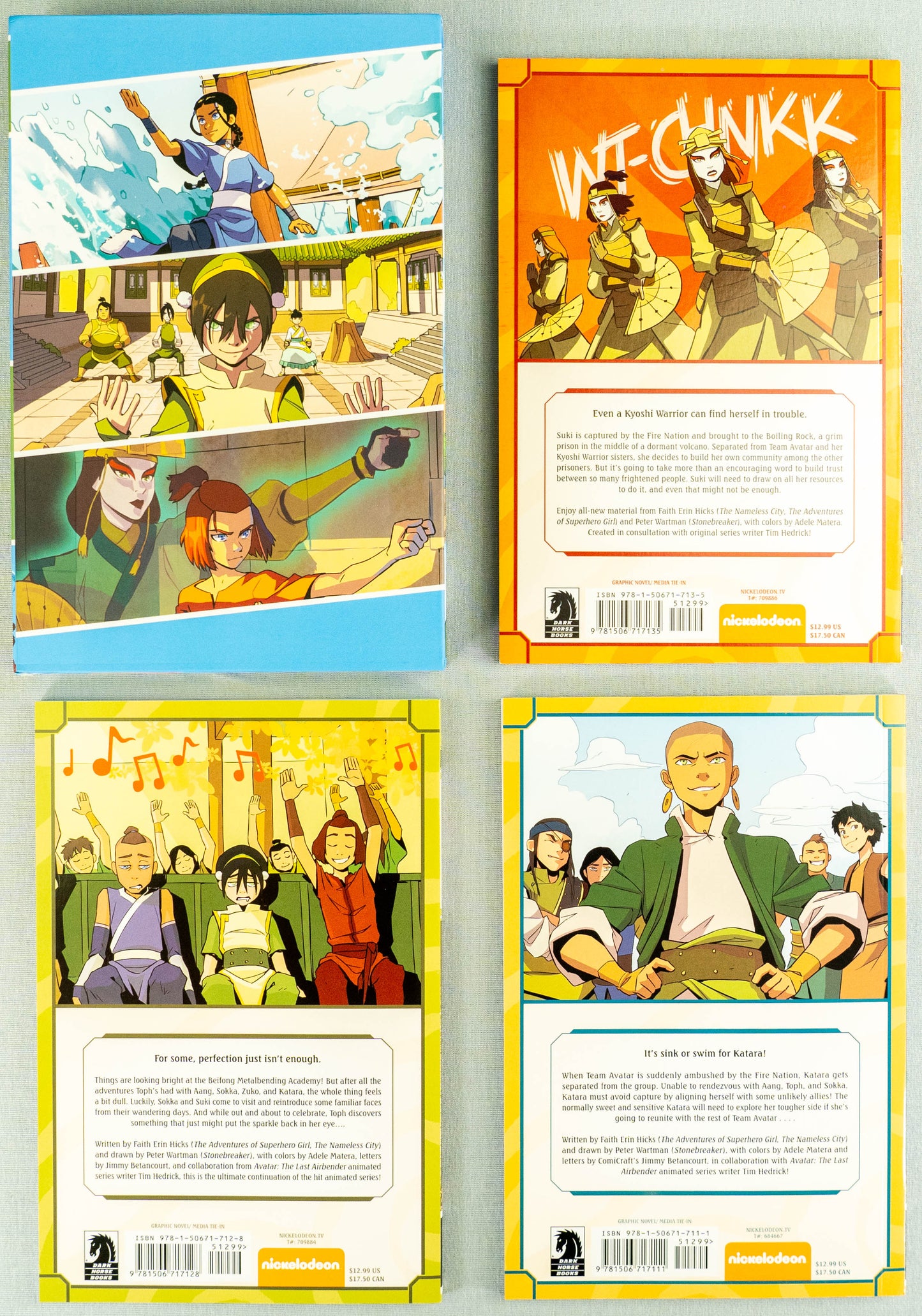 Avatar: The Last Airbender Team Treasury Boxed Set 3x Comics +Poster Dark Horse