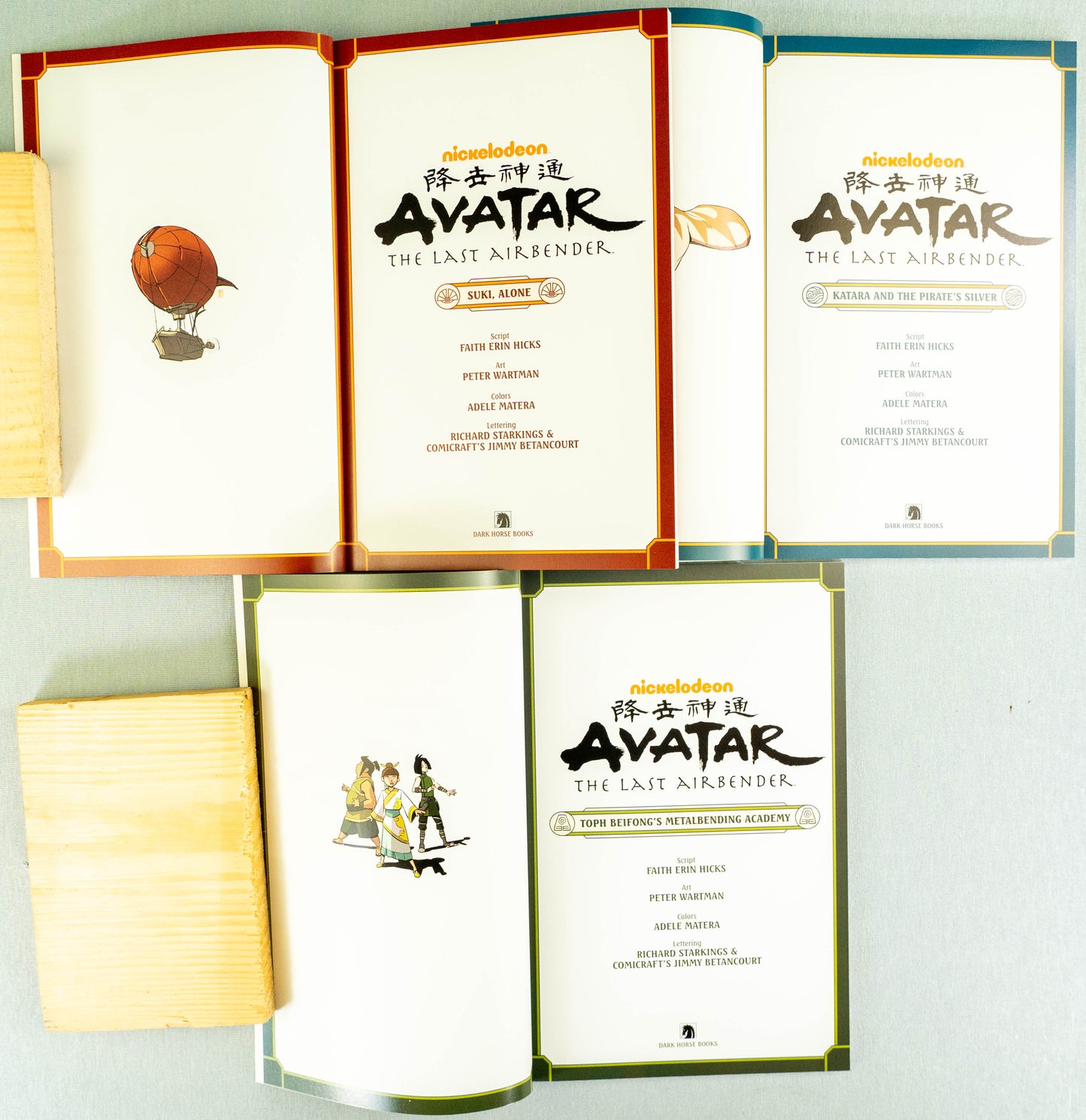 Avatar: The Last Airbender Team Treasury Boxed Set 3x Comics +Poster Dark Horse