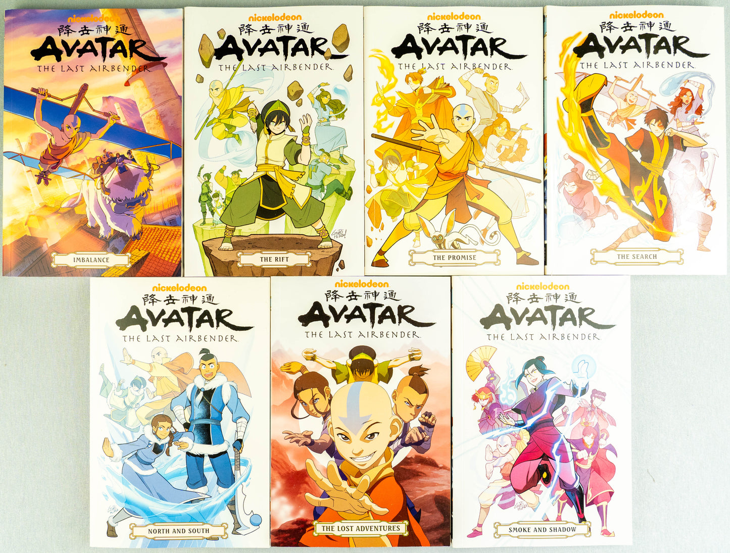 Avatar: The Last Airbender Complete Omnibus Edition Set x7 PB Comics by Dark Horse