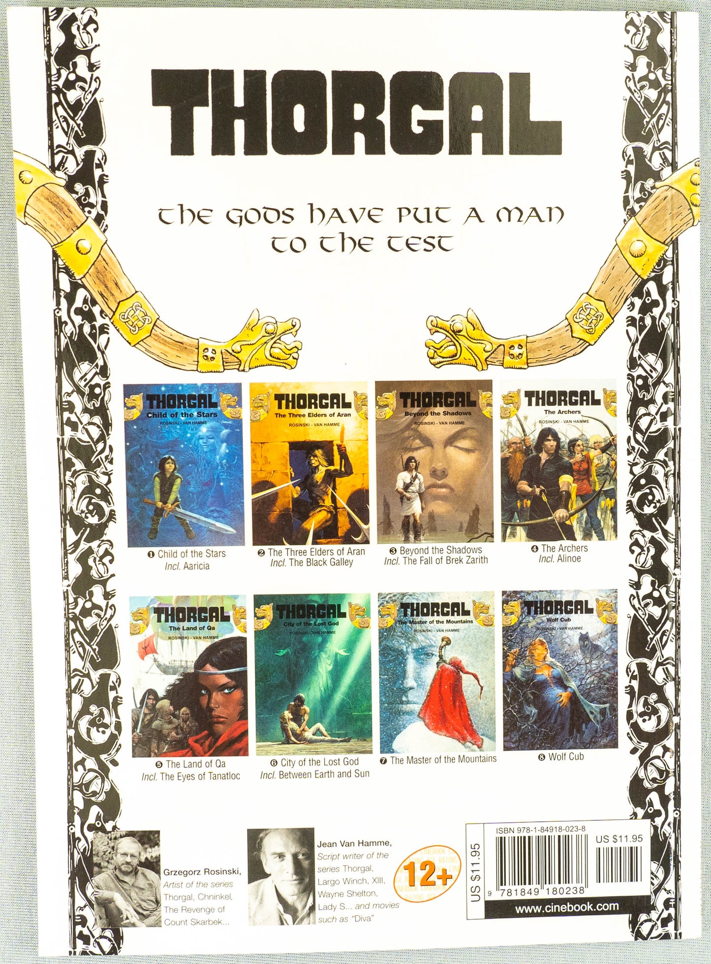 Thorgal Volume 7: Master of the Mountains - Cinebook Paperback UK Comic Book by Rosiński/Van Hamme