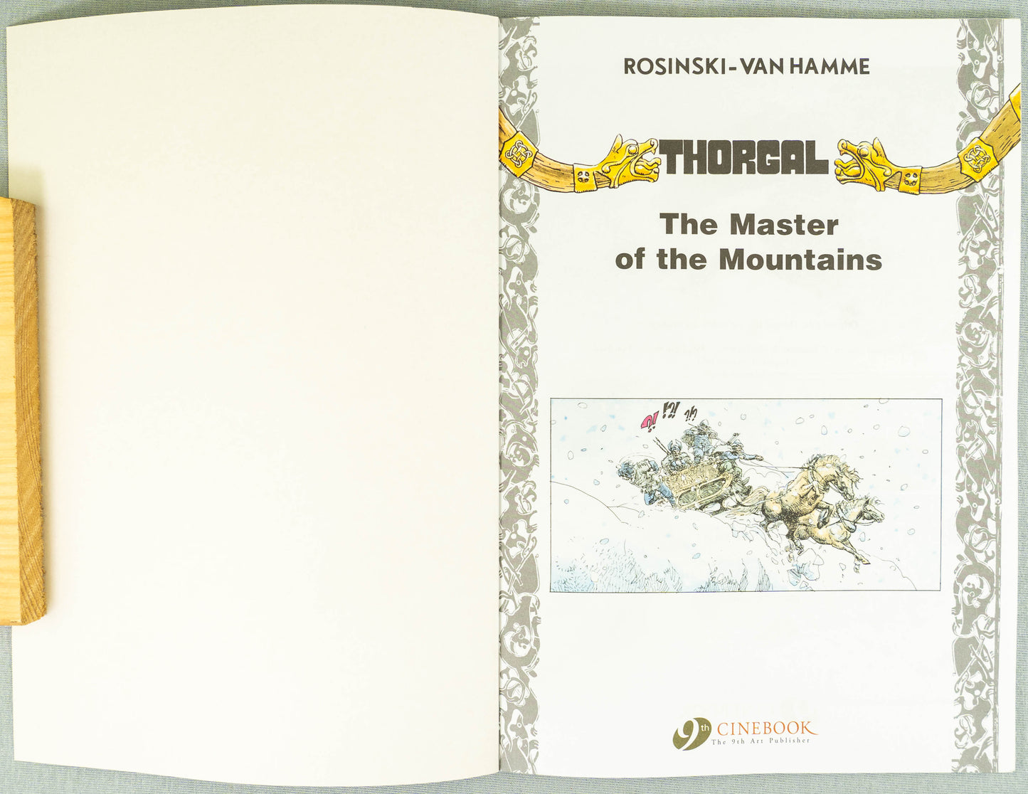 Thorgal Volume 7: Master of the Mountains - Cinebook Paperback UK Comic Book by Rosiński/Van Hamme