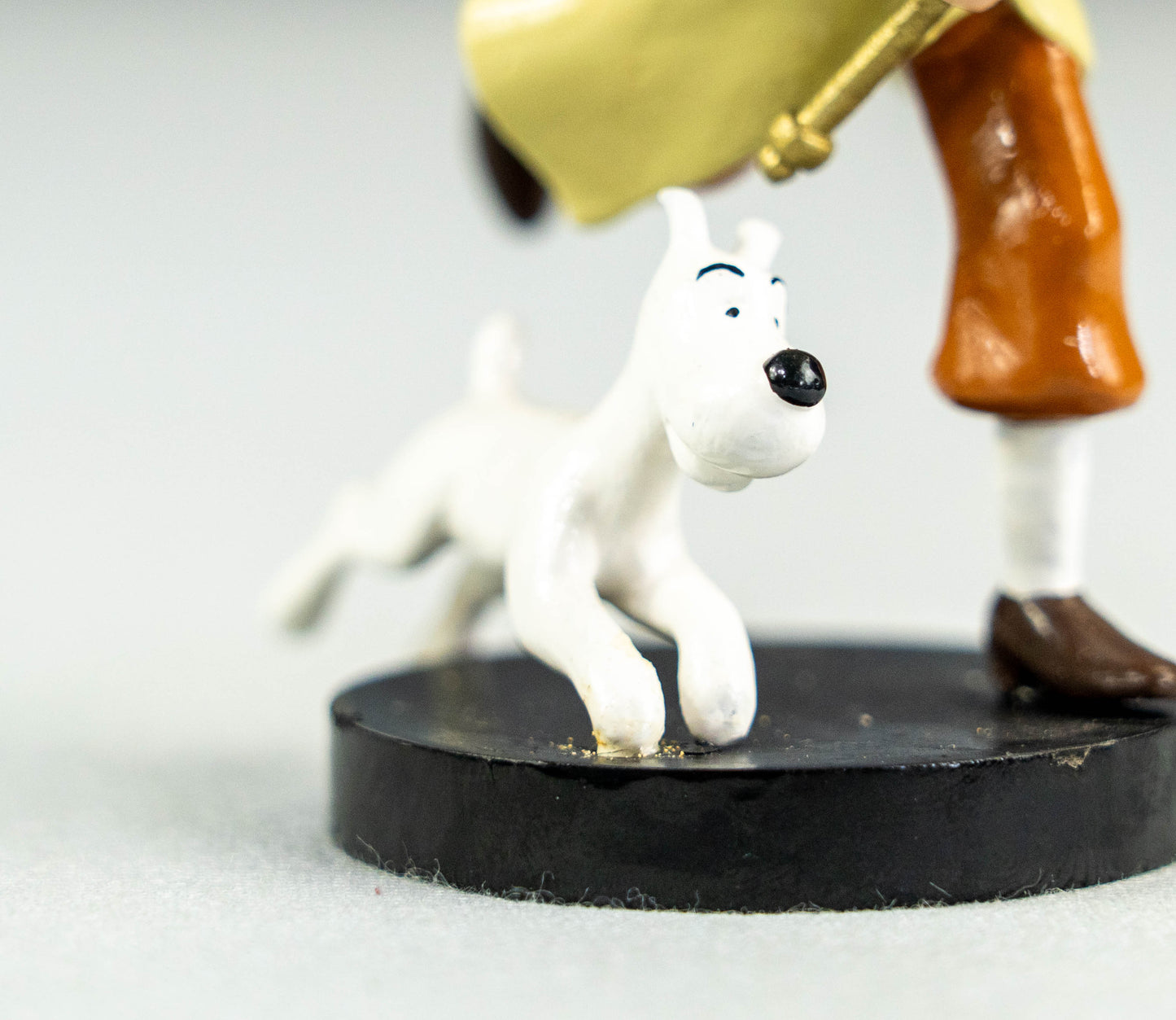 Pixi Statuette 5501 Tintin Snowy & Sceptre 1995 Ottokars Rare Metal Figurine