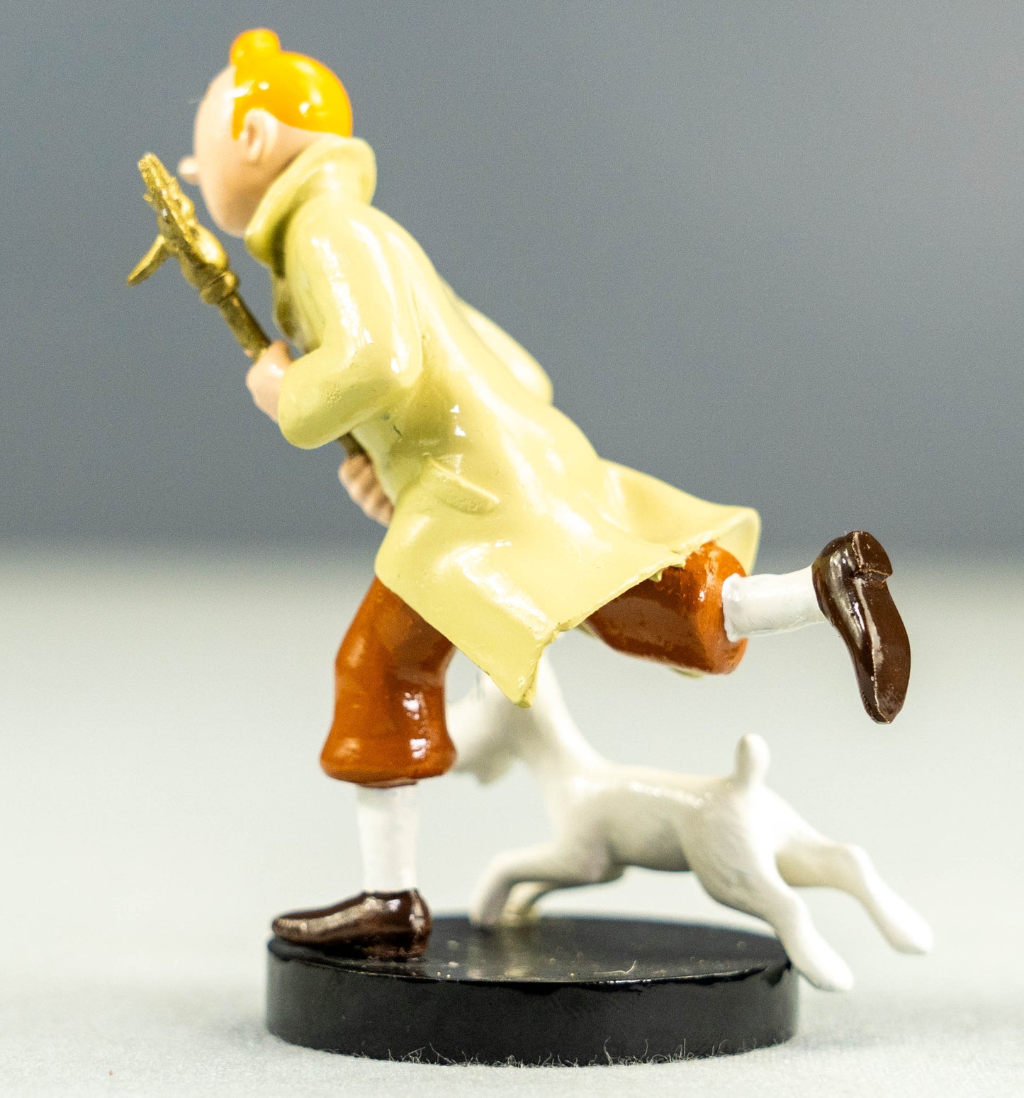 Pixi Statuette 5501 Tintin Snowy & Sceptre 1995 Ottokars Rare Metal Figurine