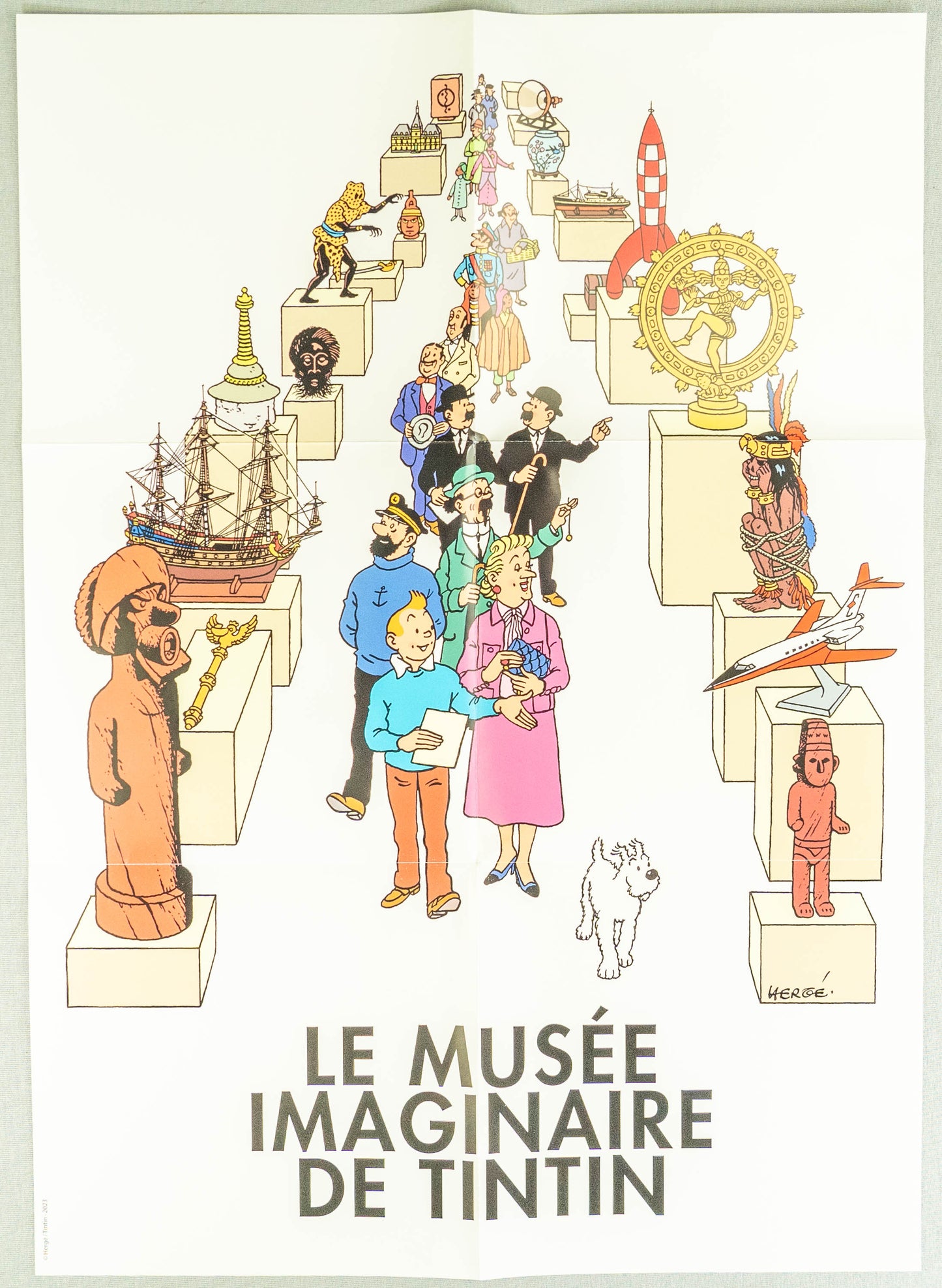 Le Musée Imaginaire De Tintin Jigsaw Puzzle + Poster 500 Pieces Moulinsart