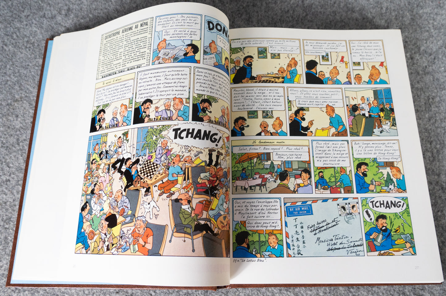 Rombaldi Tintin Volume 10: Tibet, Castafiore Emerald, Carte Voeux + Q&F - 1st Edition 1986 Herge EO